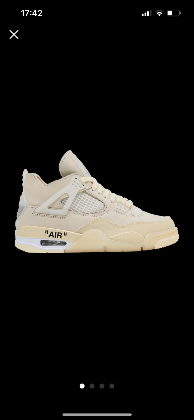 Off-White x Air Jordan 4 Retro SP "Sail" - photo 3