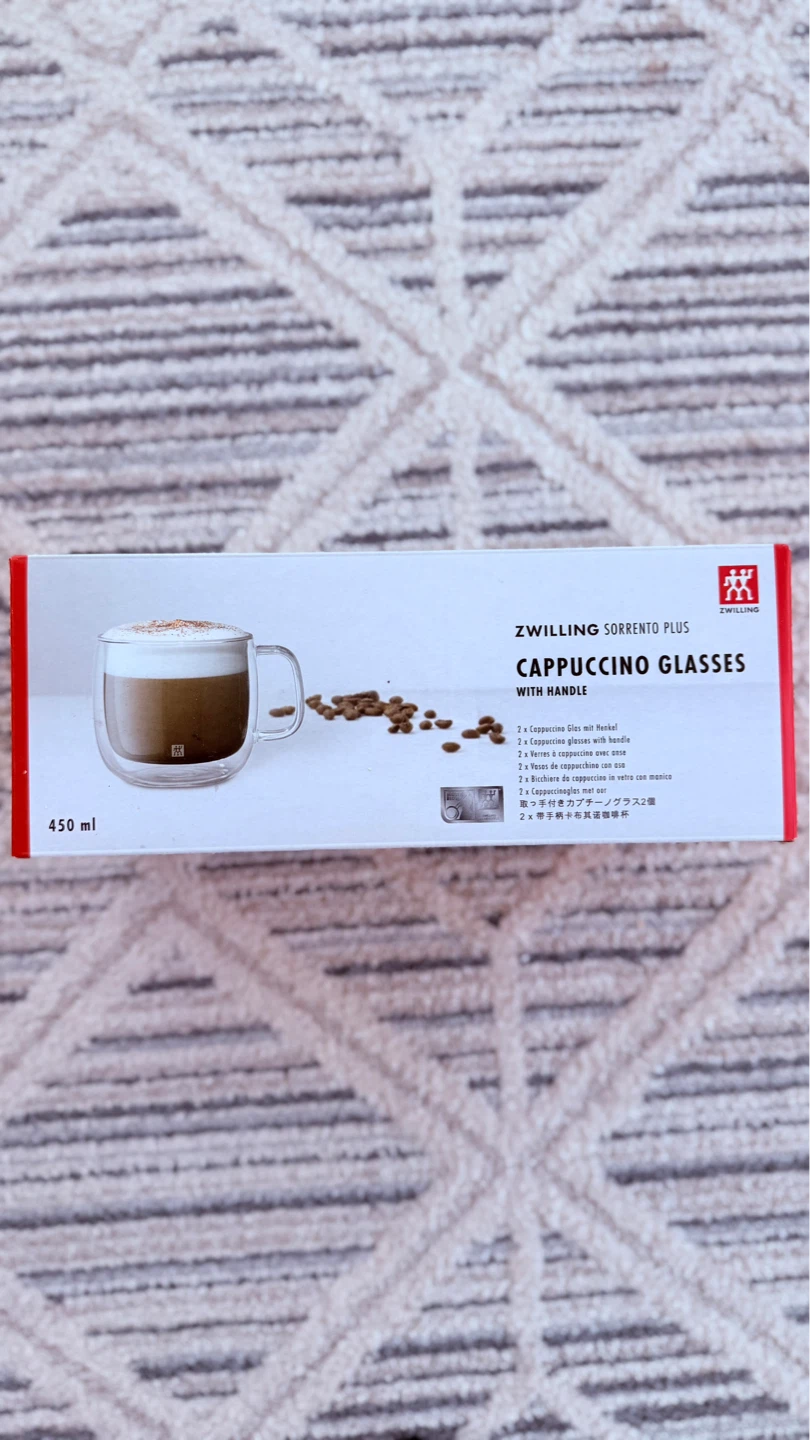 Zwilling Sorrento Plus Cappuccino Glasses with Handle (Set of 2)