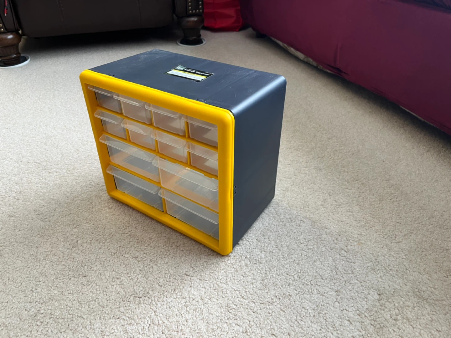 12 Drawer Plastic Storage Organizer - LIKE NEW - photo 2