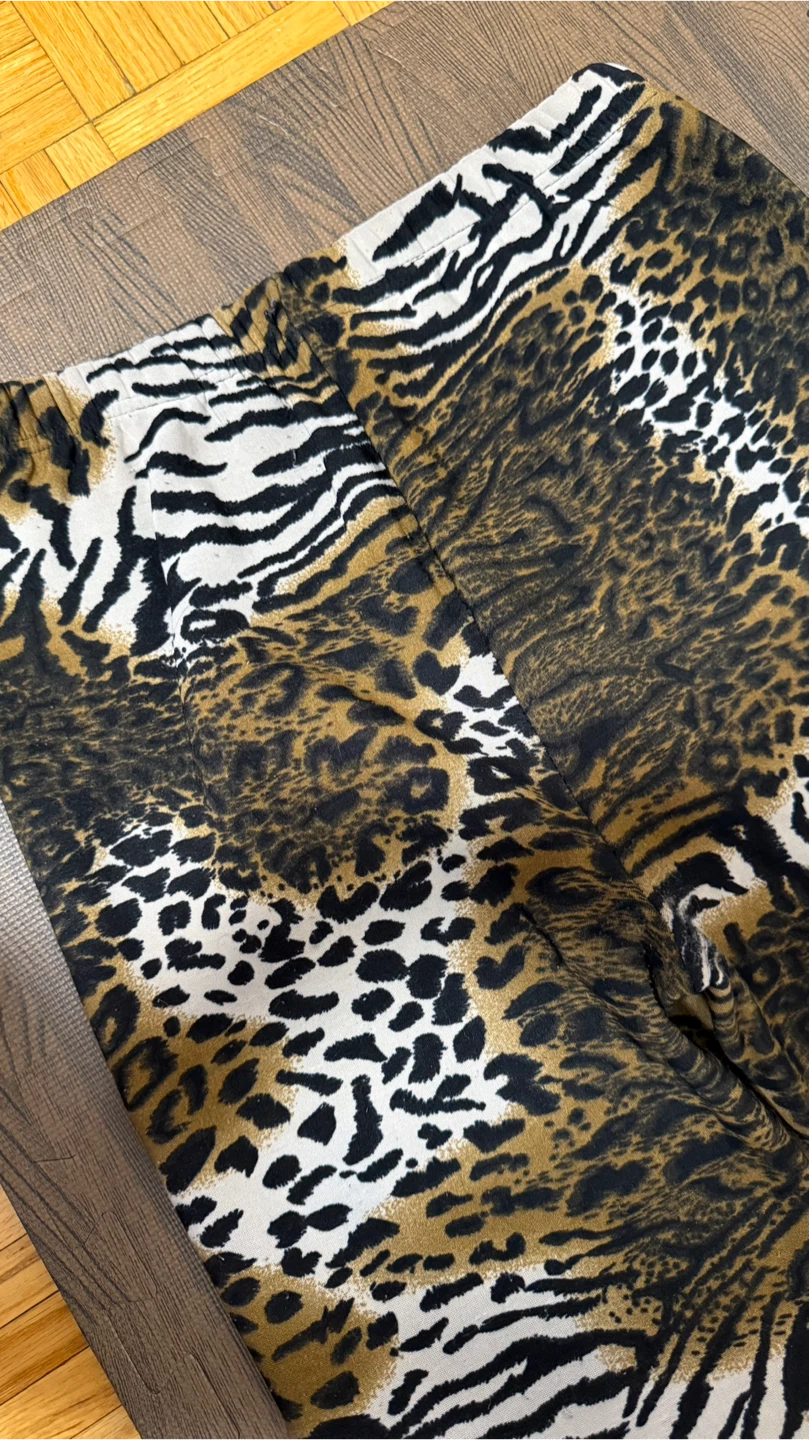 Two various Print Fleece-Lined Leggings - photo 5