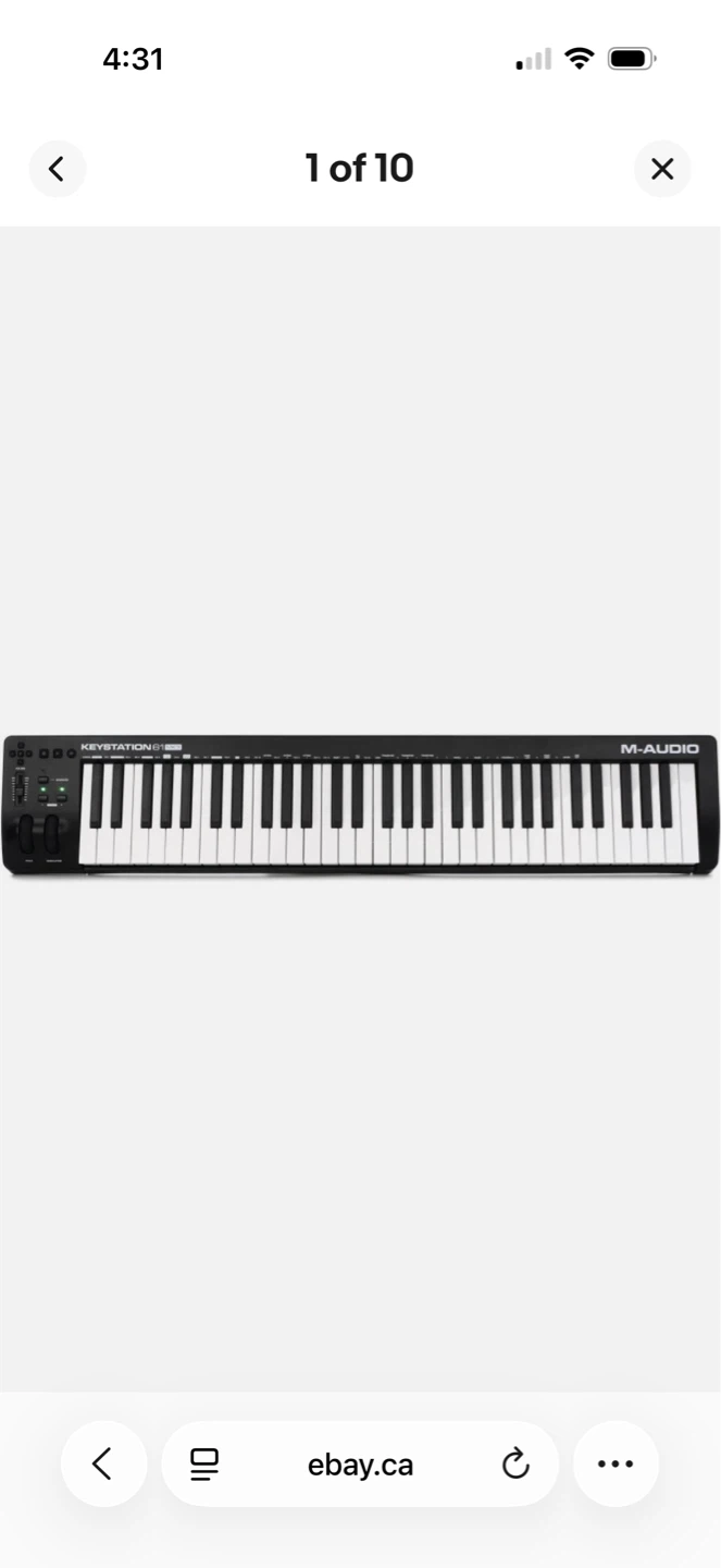 M-Audio Keystation 61 MIDI Keyboard Controller - photo 2