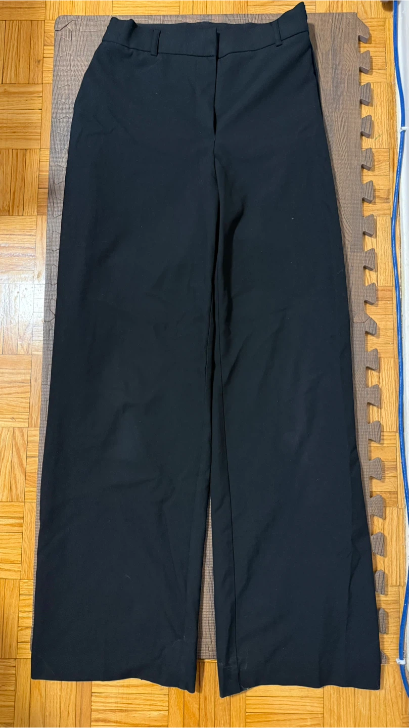 Dalia Black Wide Leg Pants - Size 10 - photo 2
