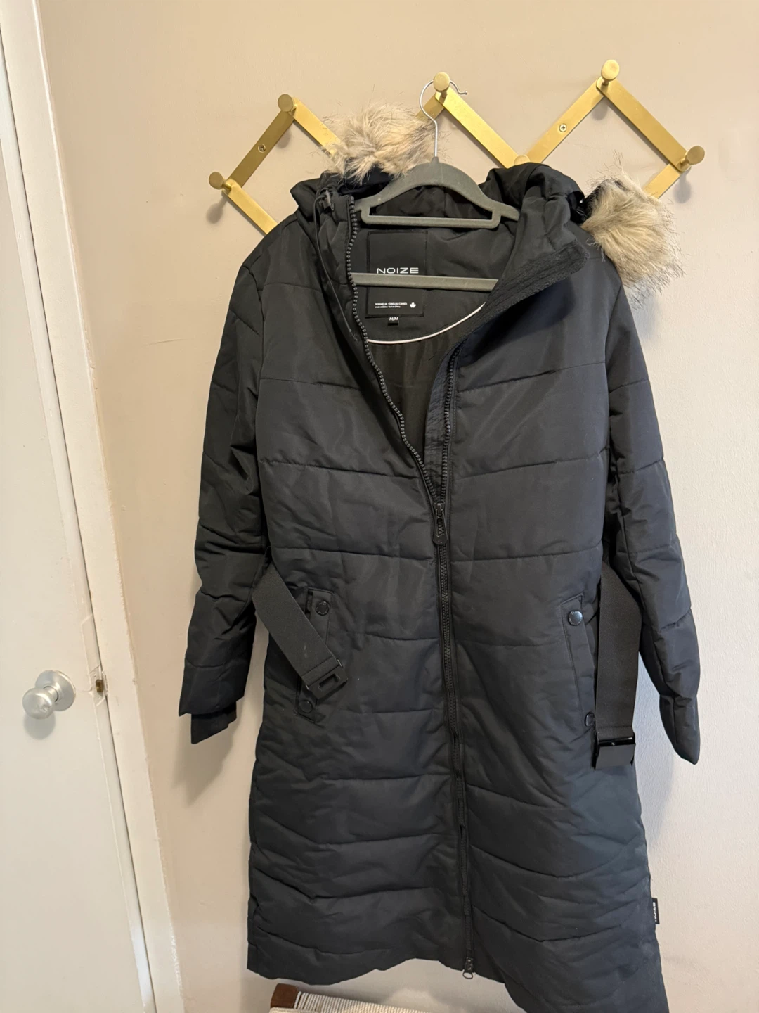 Noize Long Parka Coat - Size Medium - photo 3