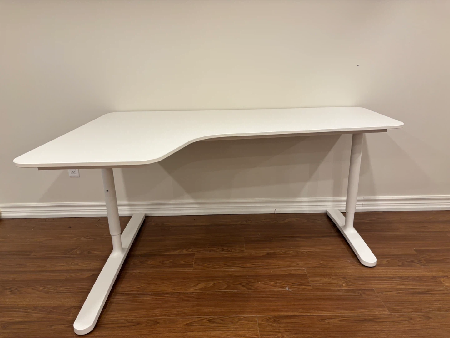 Manual Adjustable Standing Desk - White - photo 2