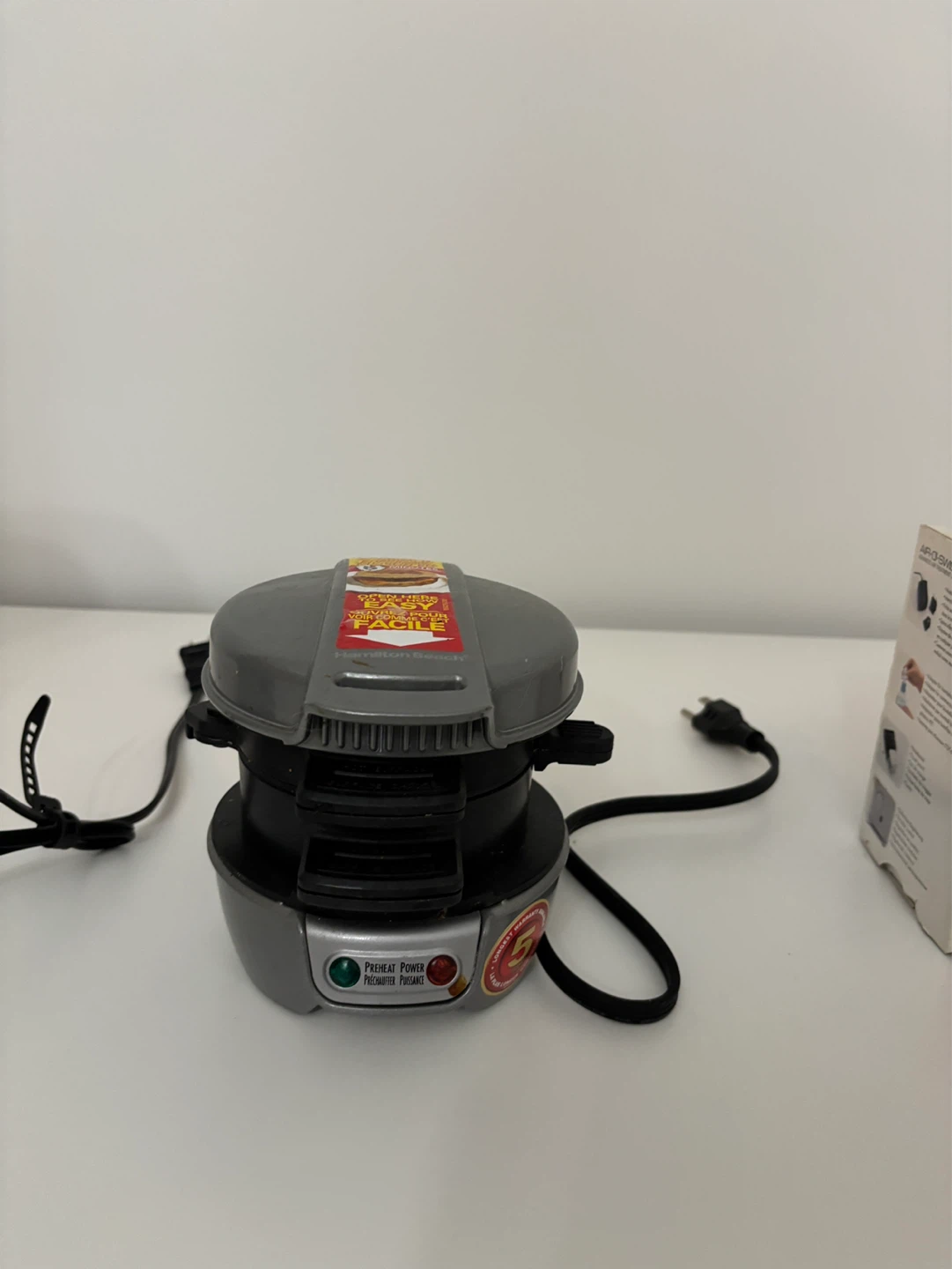 Hamilton Beach Snack Master Waffle Maker