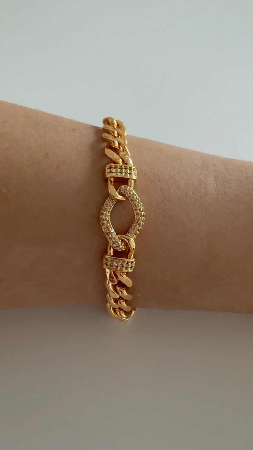 New Brazilian Gold plated 18k Bracelet