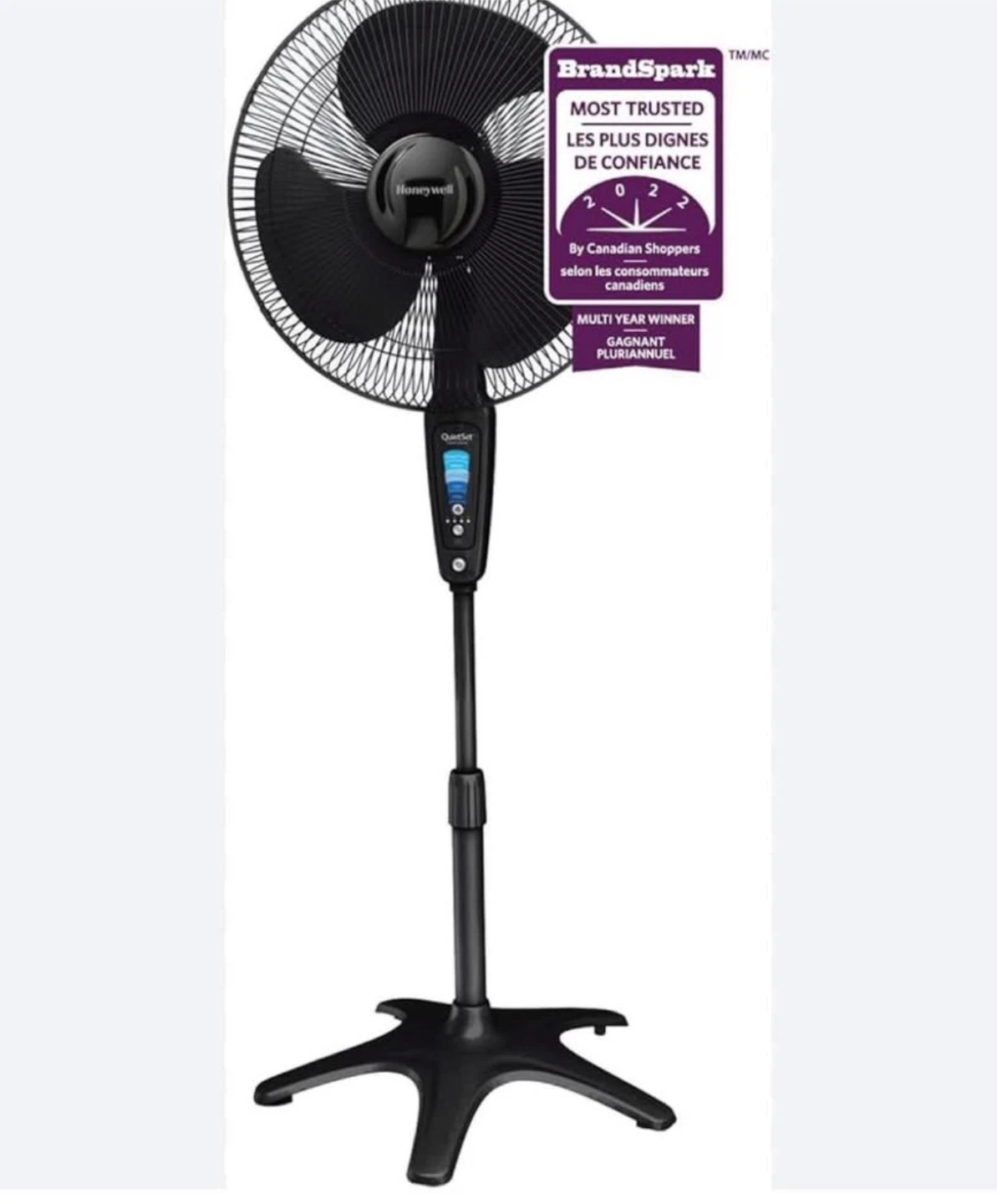 Honeywell QuietSet Pedestal Fan