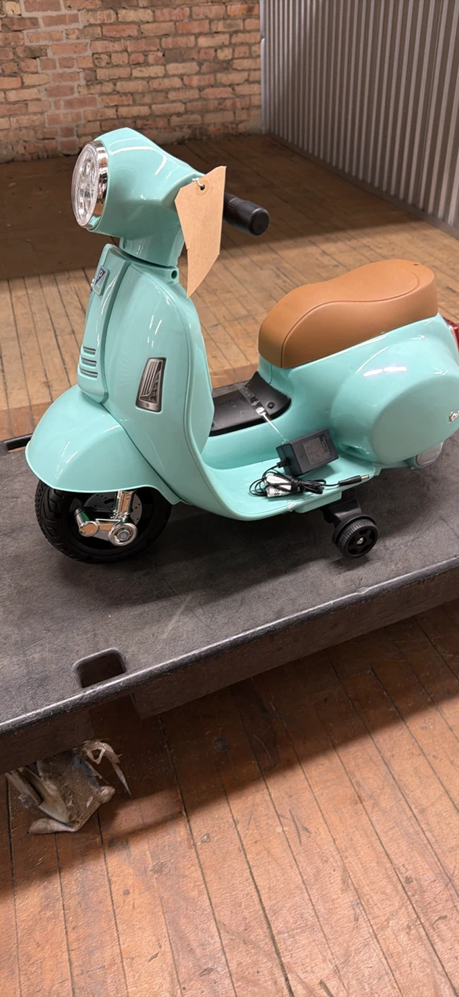 Vespa Electric Scooter for Kids - Teal
