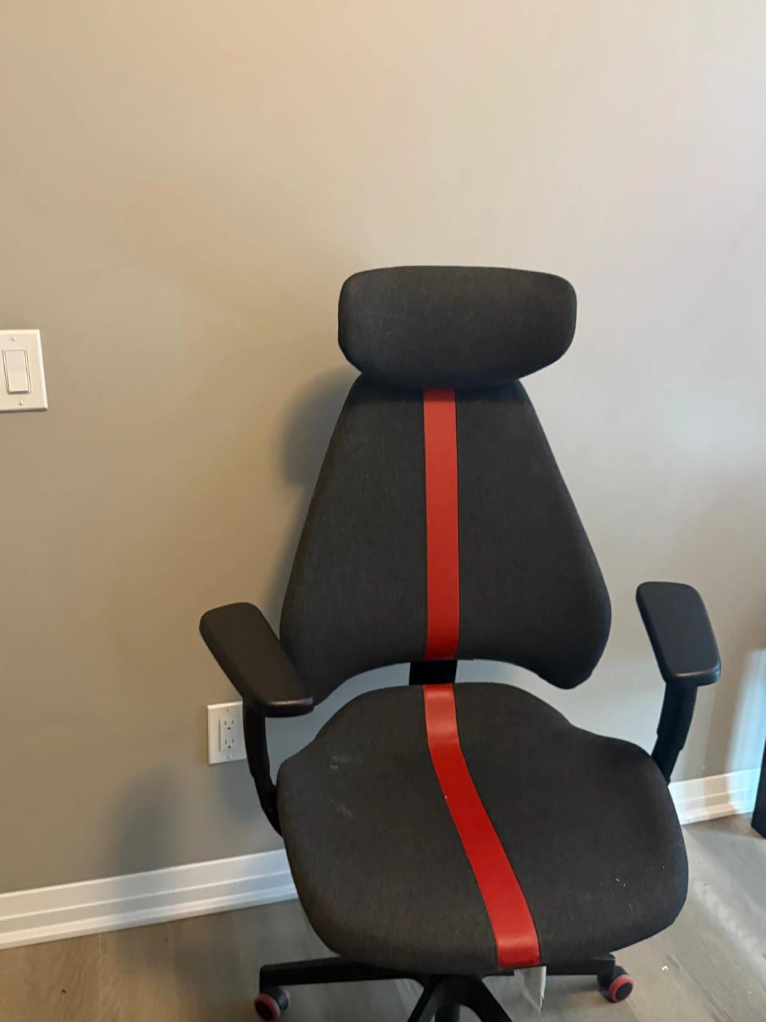 Black and Red Ergonomic Office Chair