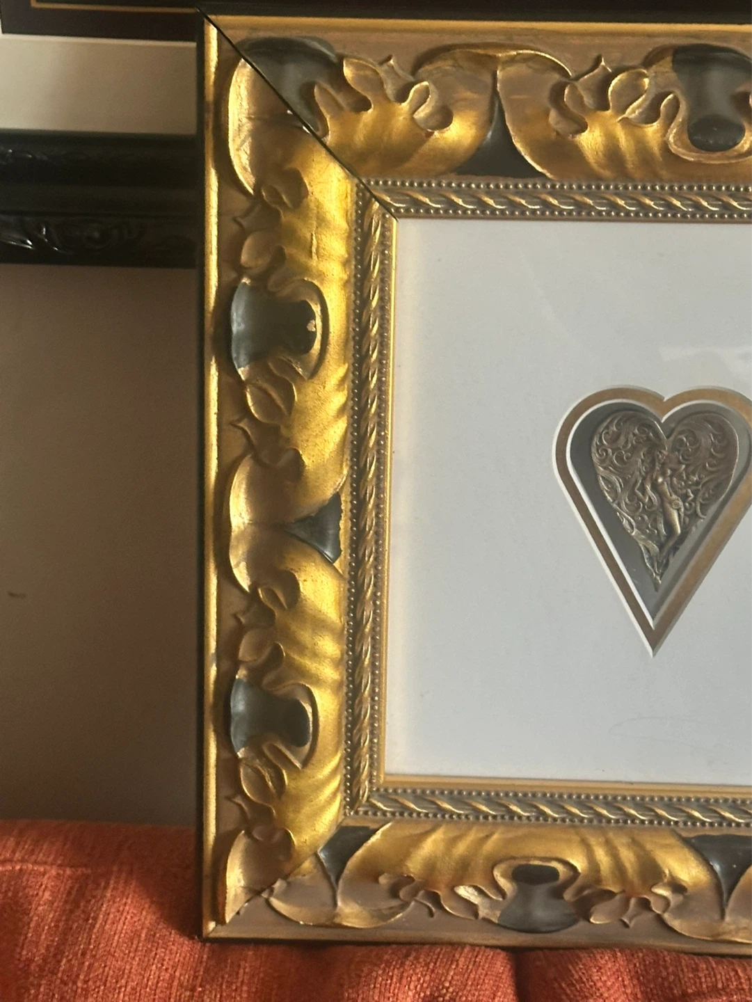 Erte Double Sided Bronze Heart Medallion Limited Edition 2500 - photo 4
