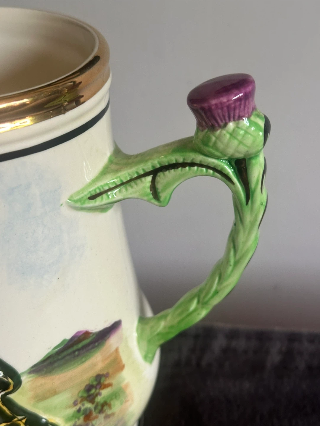 Thorens Scottish bag pipe Wind up Musical mug - photo 3