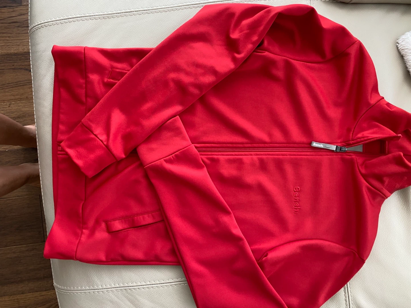 Bench Red Zip-Up Jacket - Size S