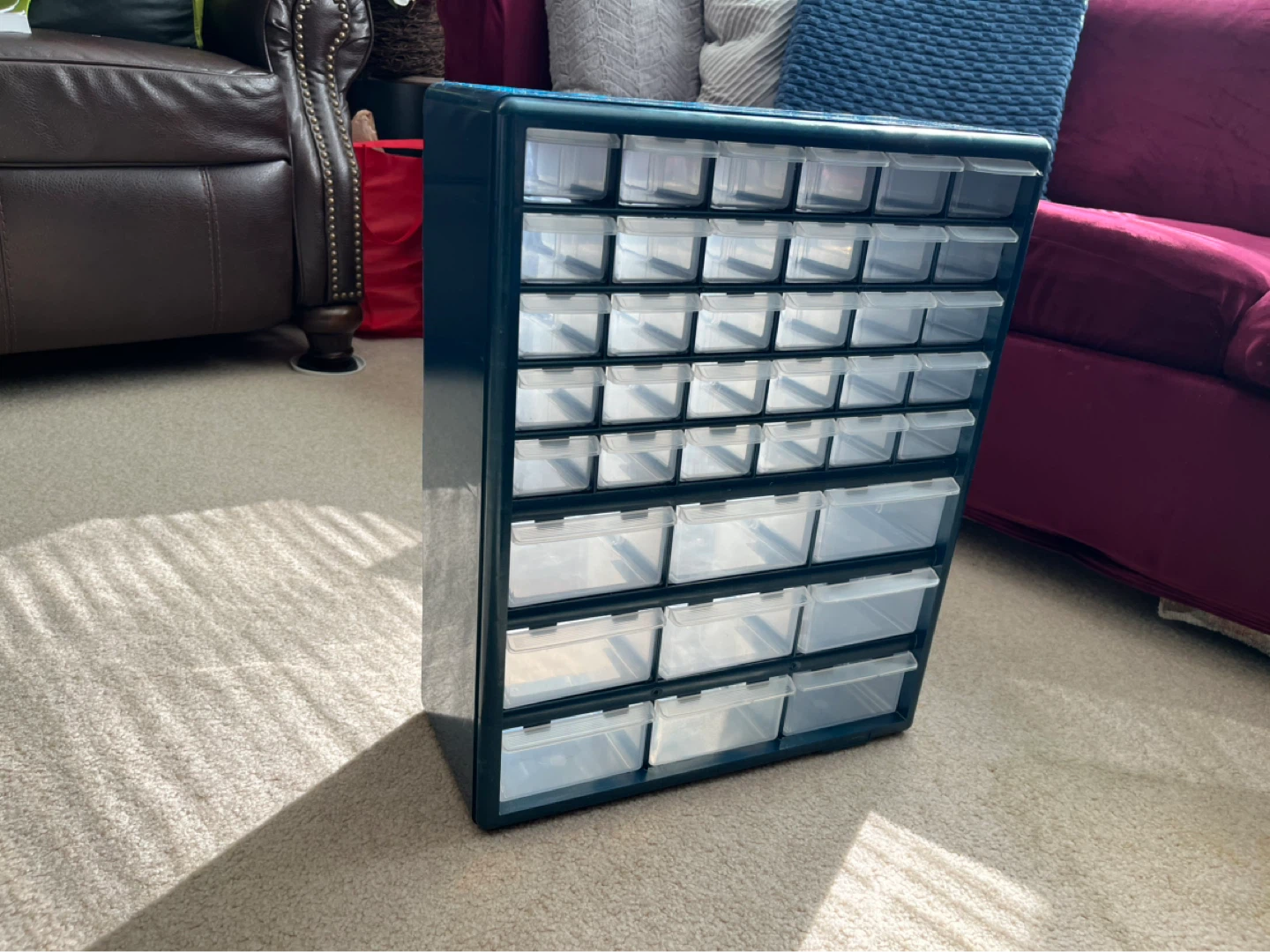39 Drawer Small Parts Plastic Organizer - USED GOOD - photo 2