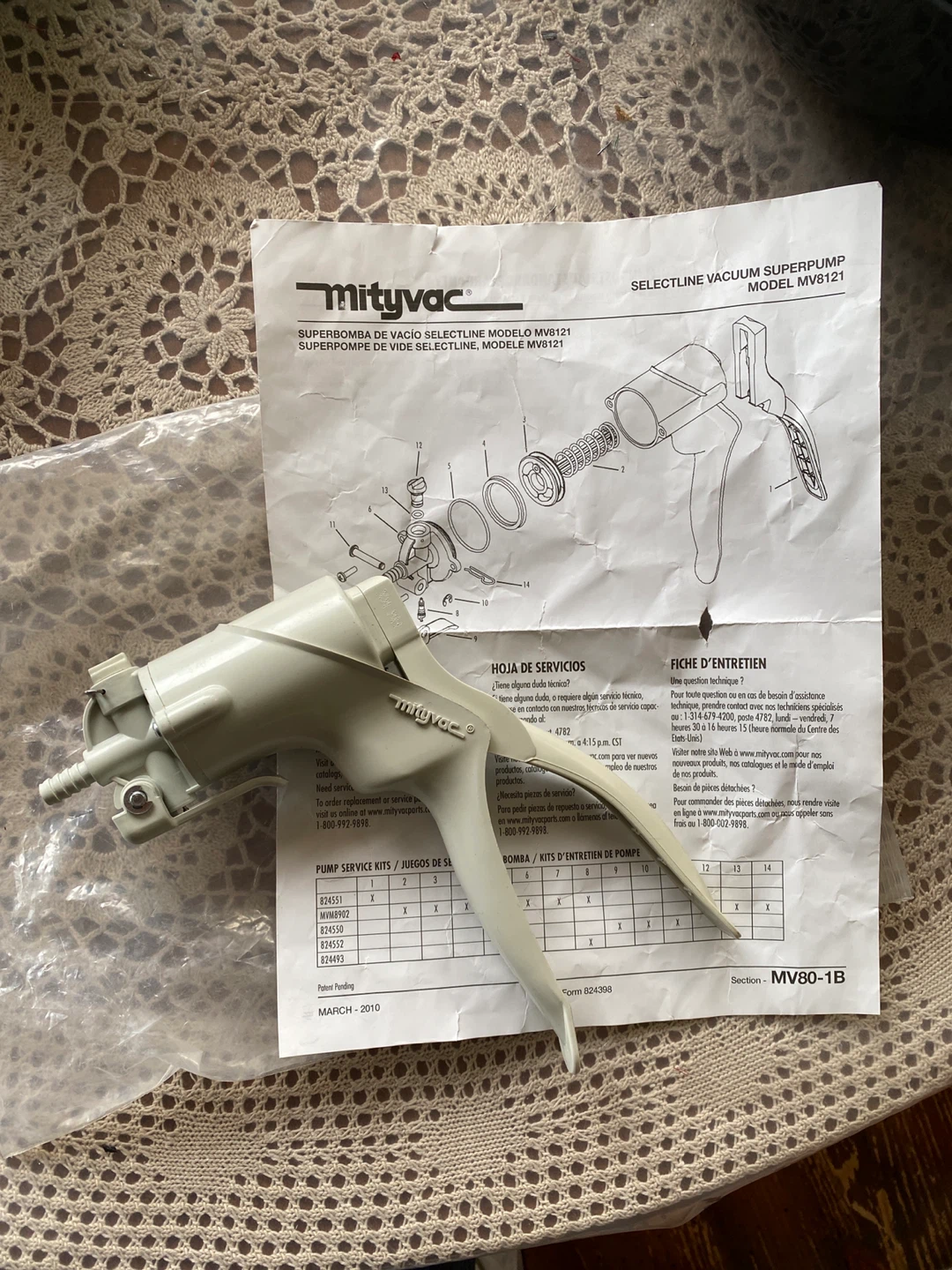 Mityvac Selectline MV8121 Vacuum Superpump