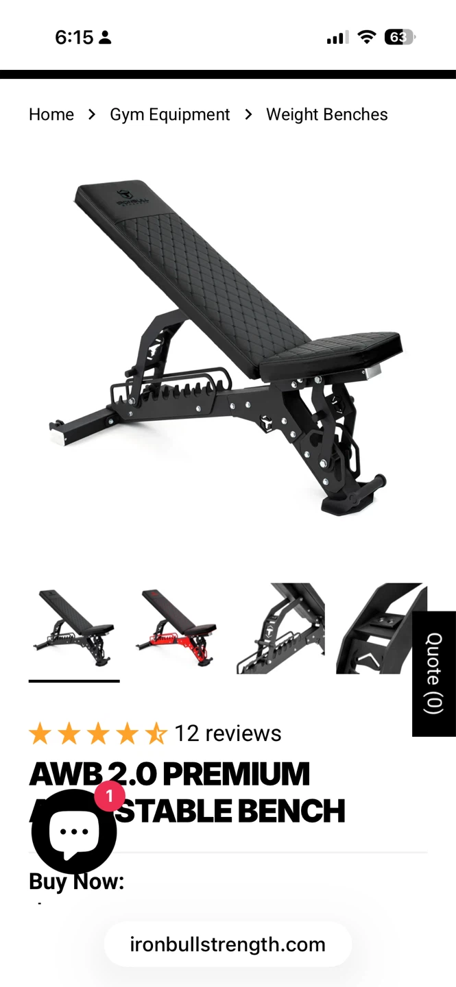 IronBull Strength AWB 2.0 Premium Adjustable Weight Bench - photo 3
