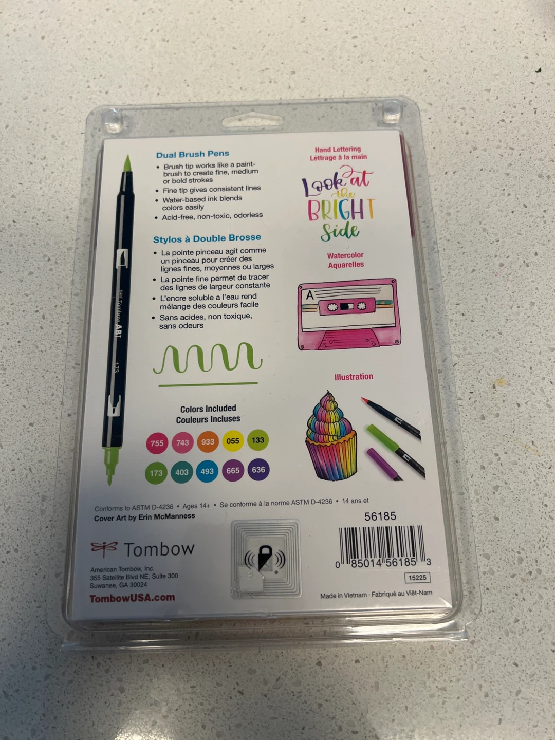 Tombow Dual Brush Pens - Bright Set - 10 Colors 🌱 - photo 2