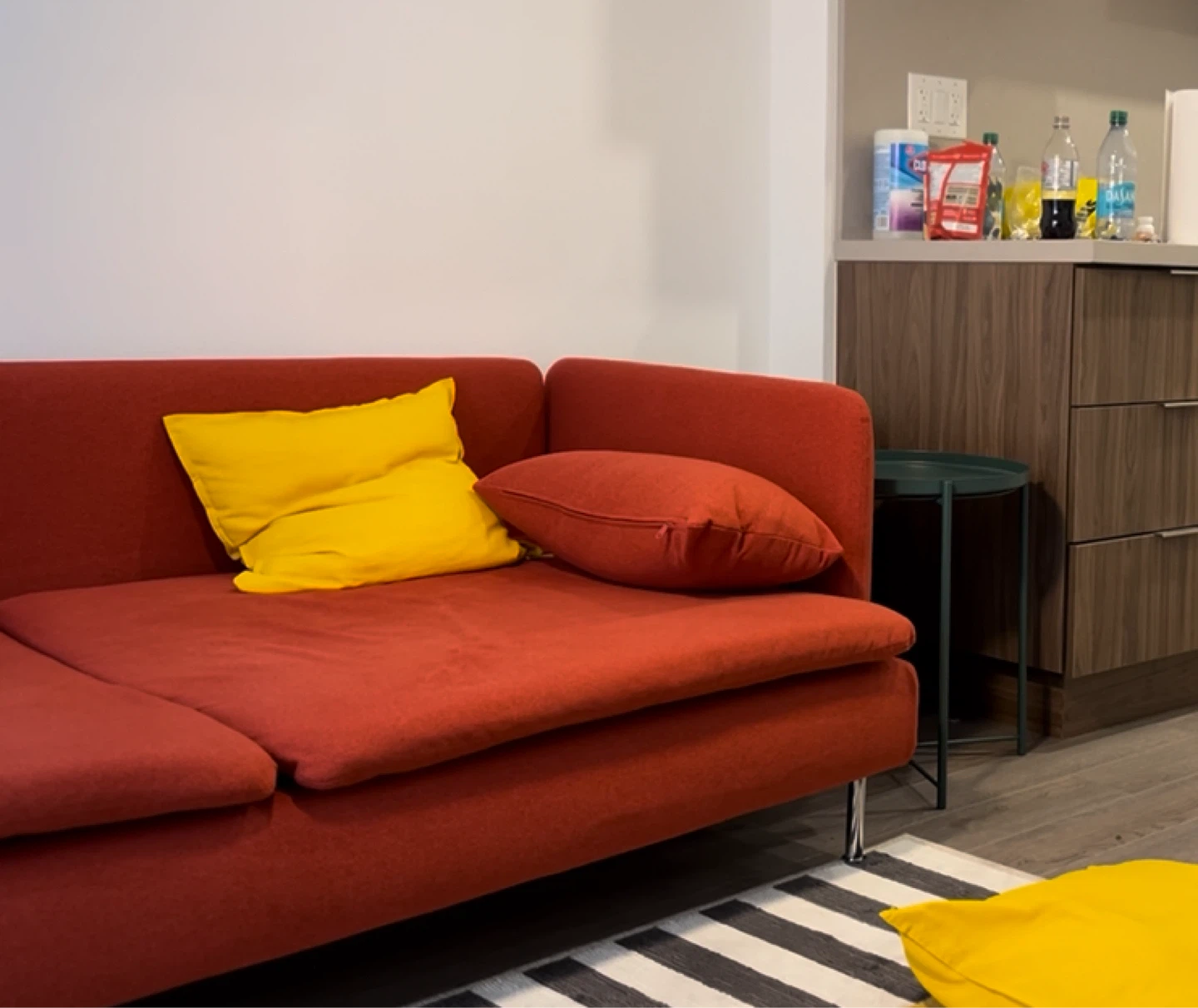 IKEA Super Soft Red Couch