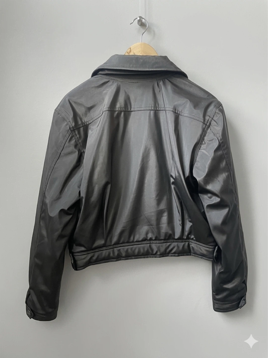GANI Black Bomber Jacket - size 2 - photo 2