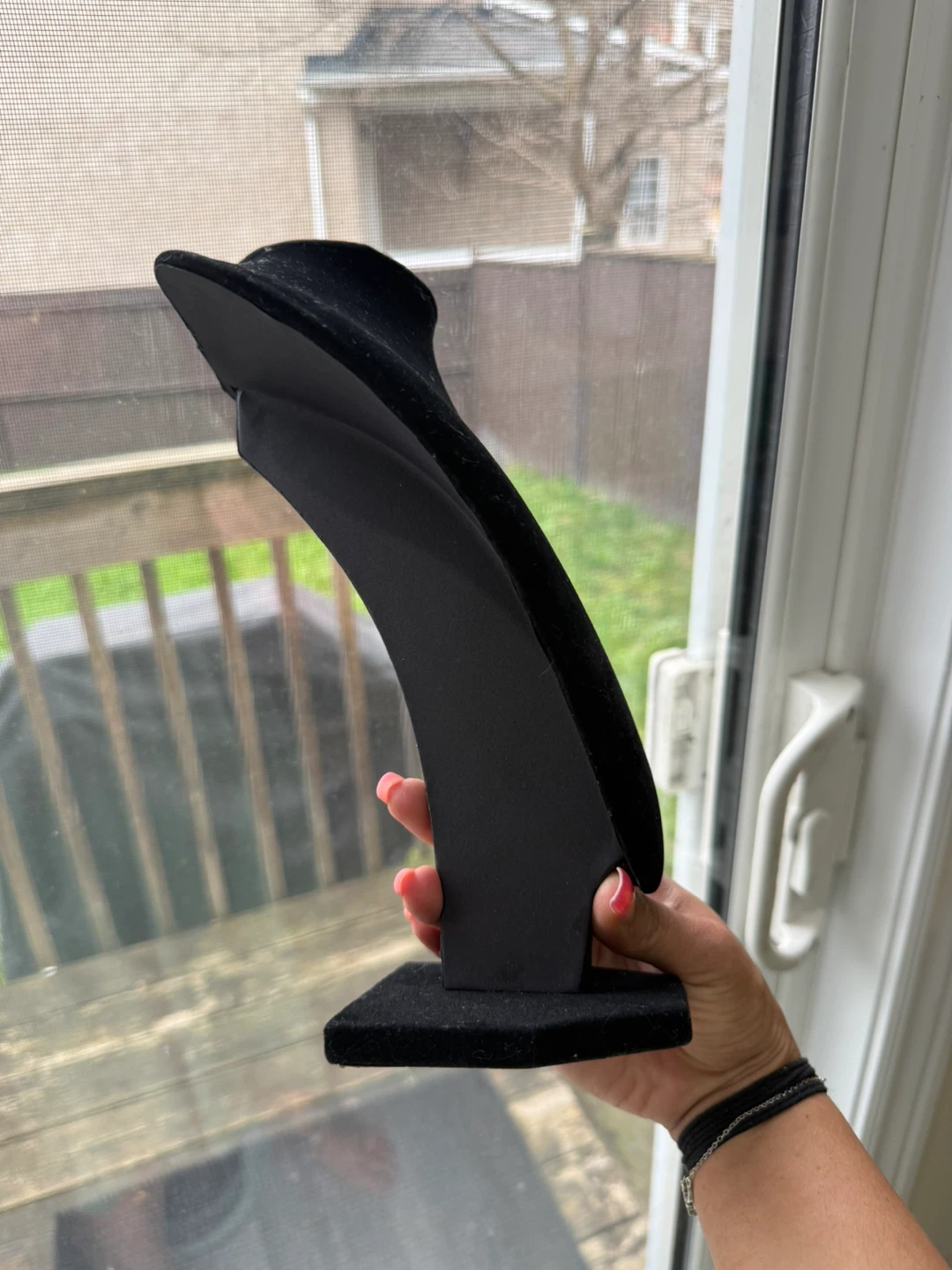 Black Velvet Bust Necklace Display Stand - photo 5