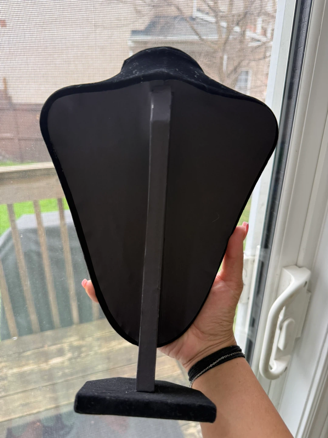 Black Velvet Bust Necklace Display Stand - photo 2