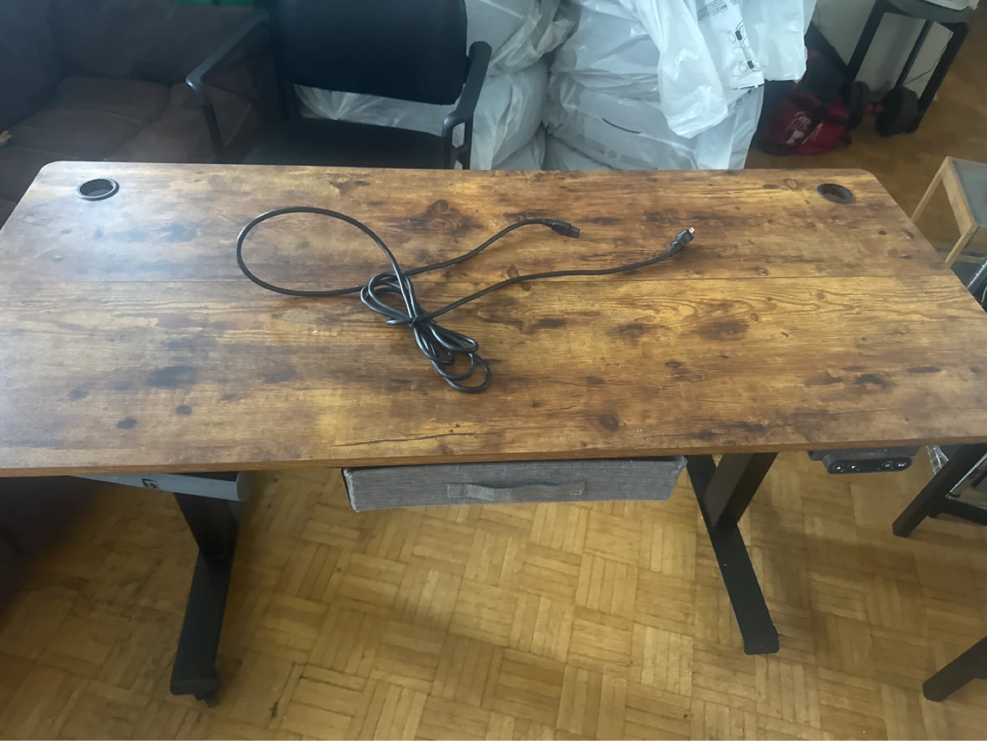 Adjustable Standing Desk with Drawer - photo 2