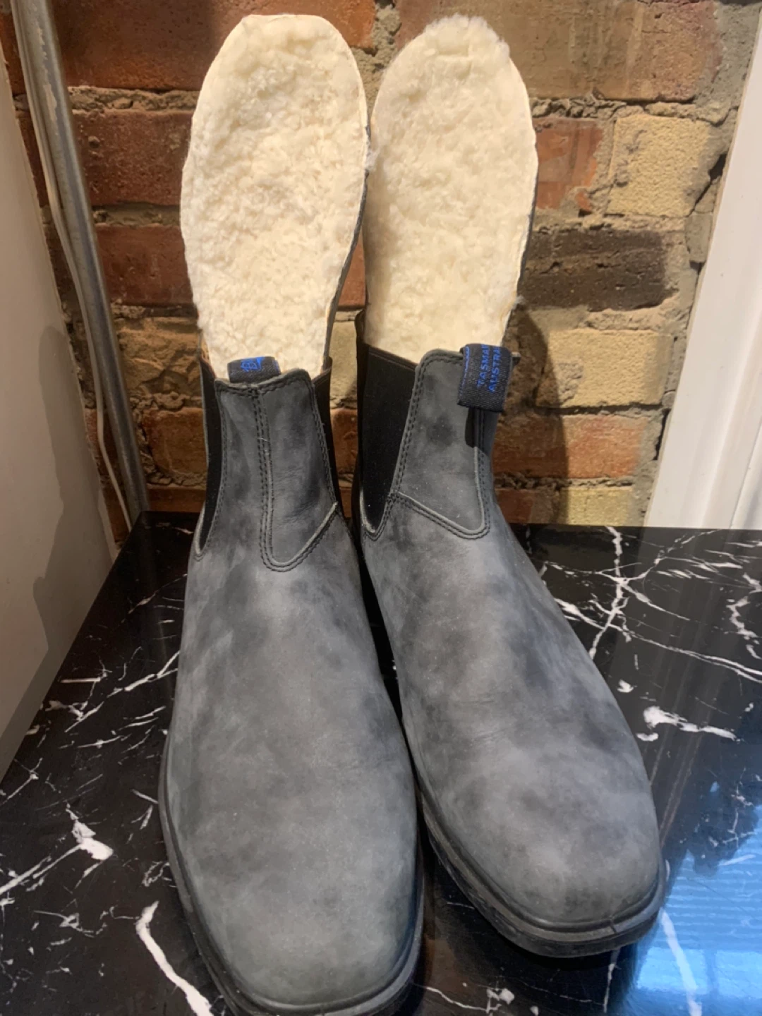 Blundstone Grey Suede Chelsea Boots - photo 5