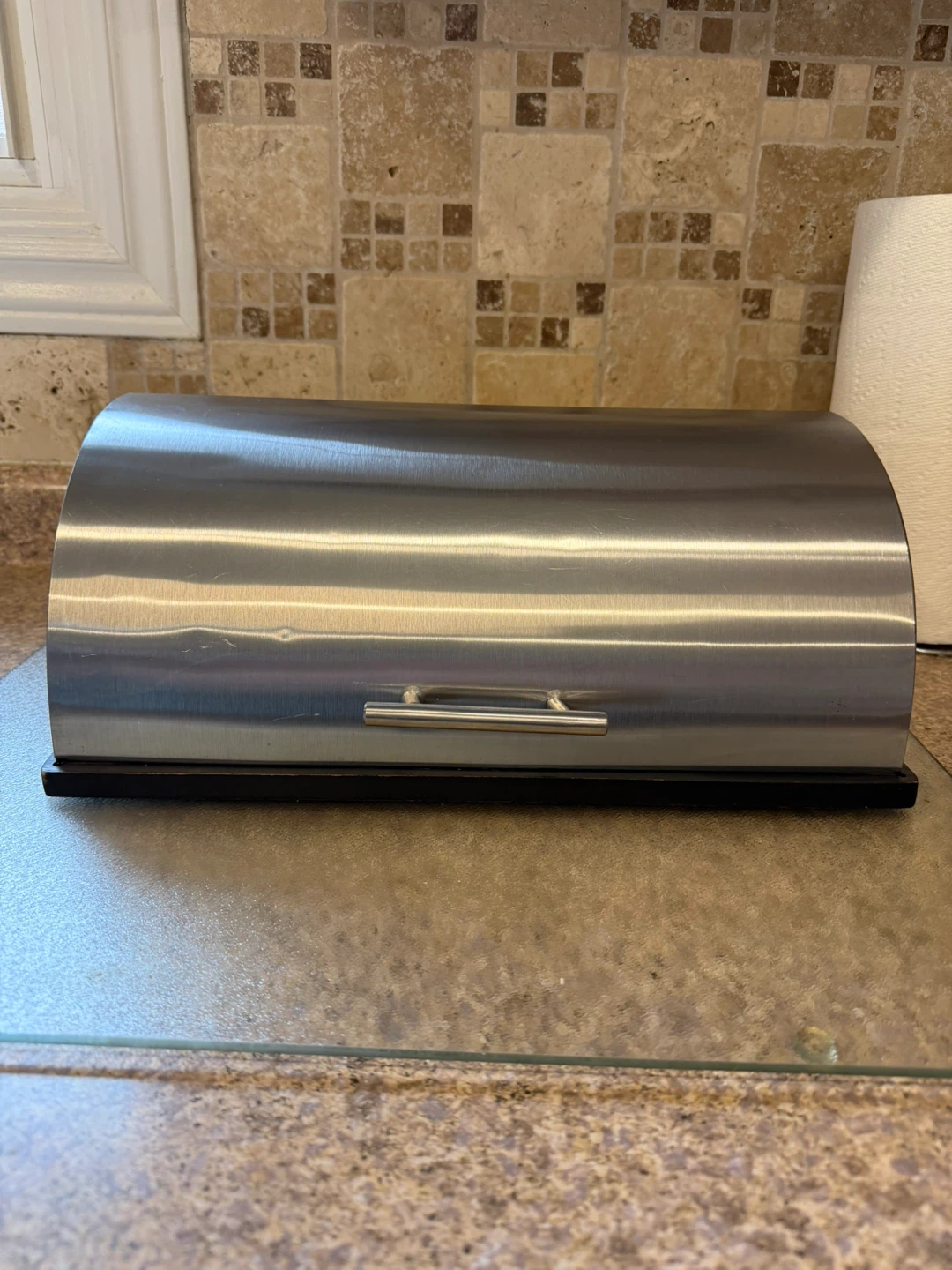 Stainless steel bread box -please read