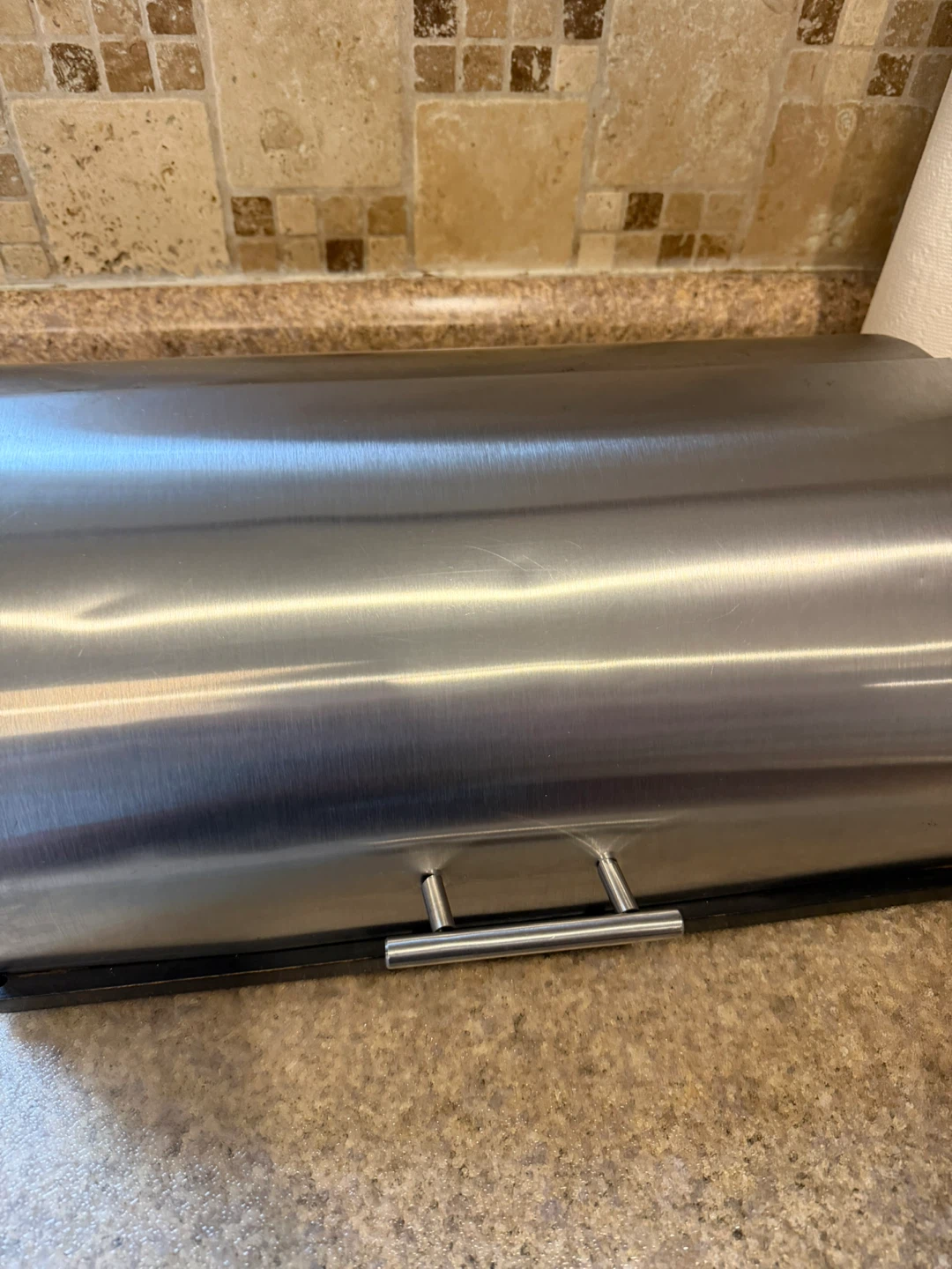 Stainless steel bread box -please read - photo 2