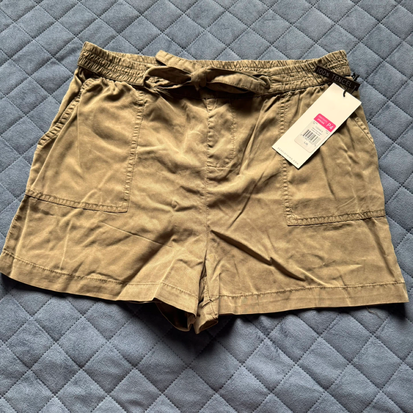 Dex Women's Cargo Shorts - Olive Green - Size L - photo 2