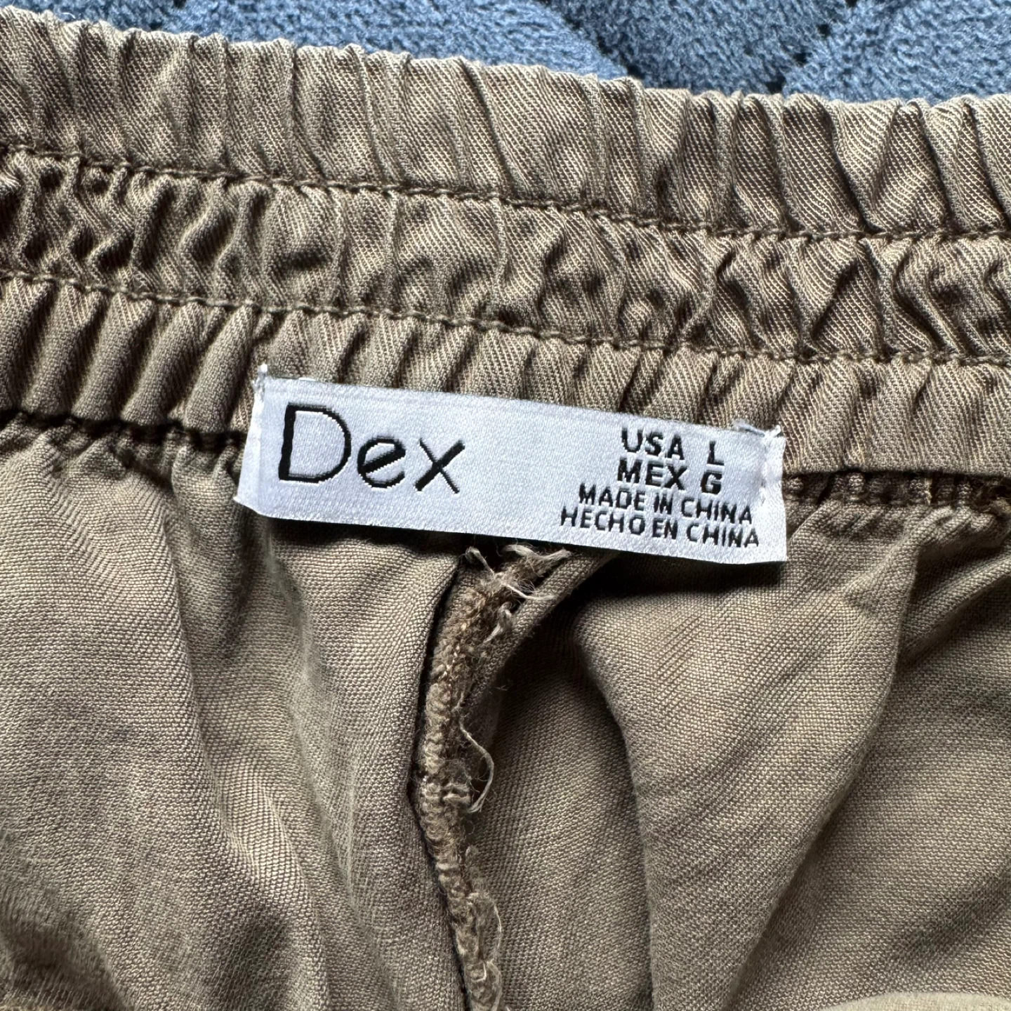 Dex Women's Cargo Shorts - Olive Green - Size L - photo 5