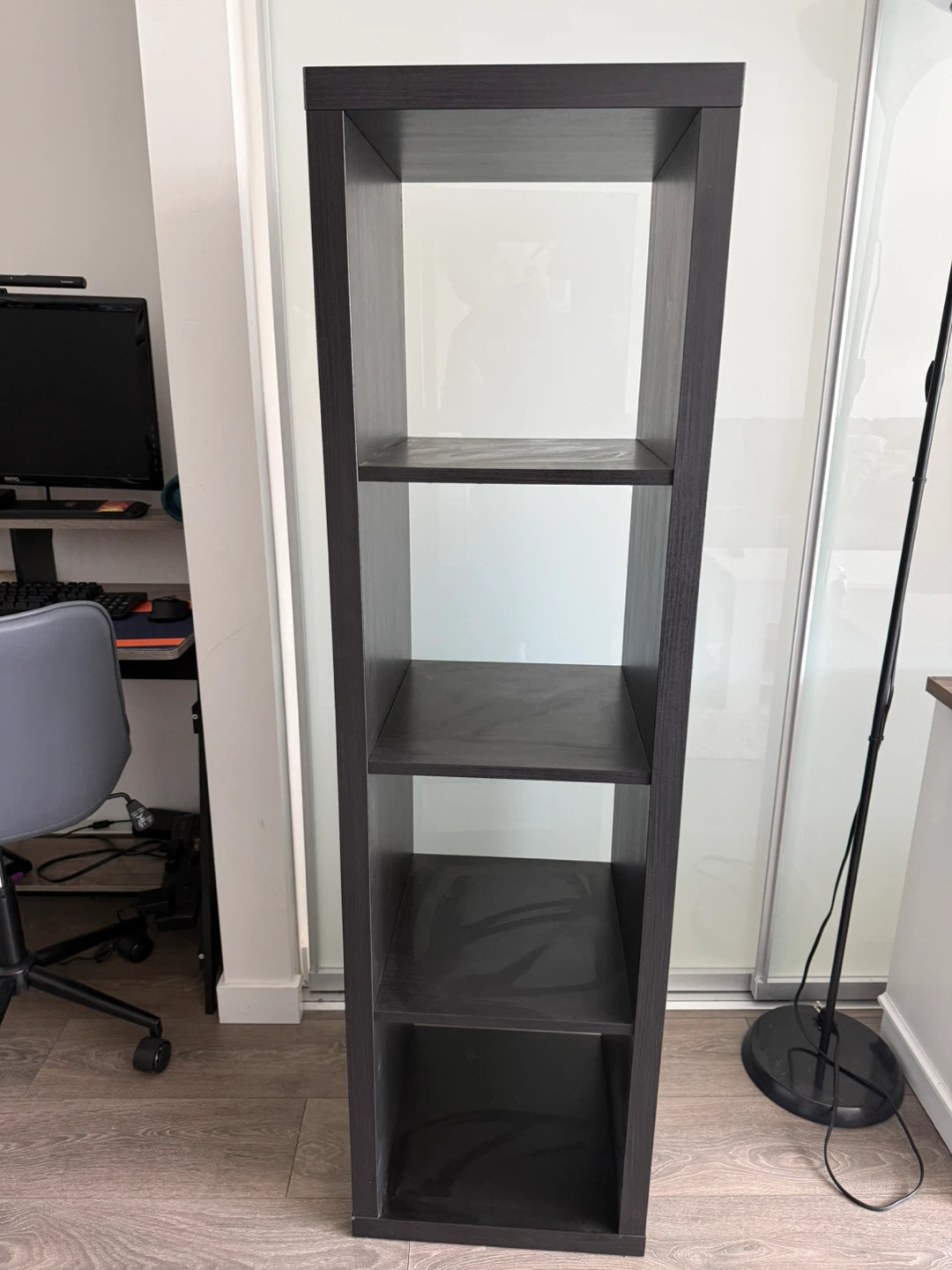 IKEA KALLAX Shelf Unit - Black-Brown - photo 2