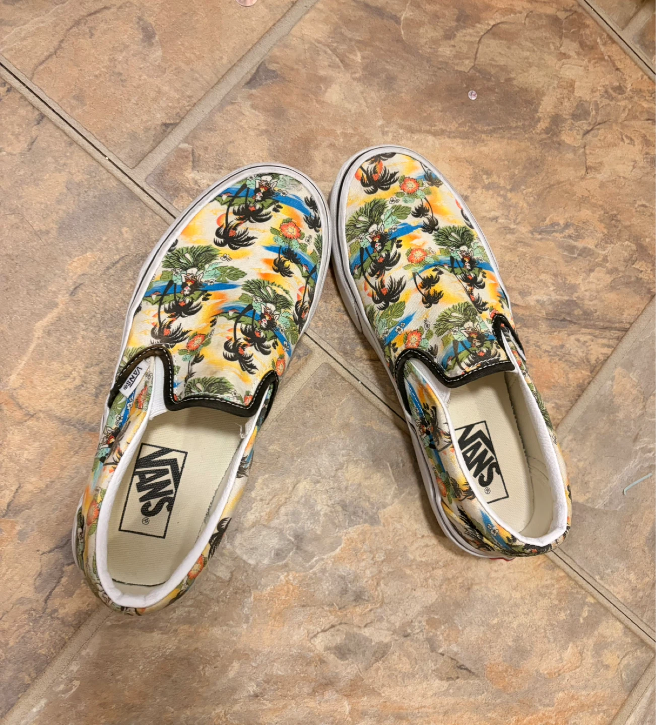 🌱 Van’s Original Aloha Slip-On Size 7 ladies or 5.5 mens