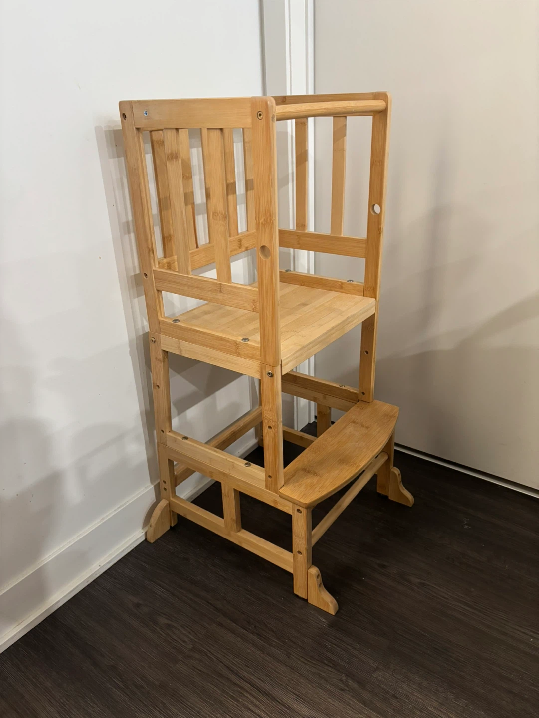 Wooden Kitchen Step Stool for Kids