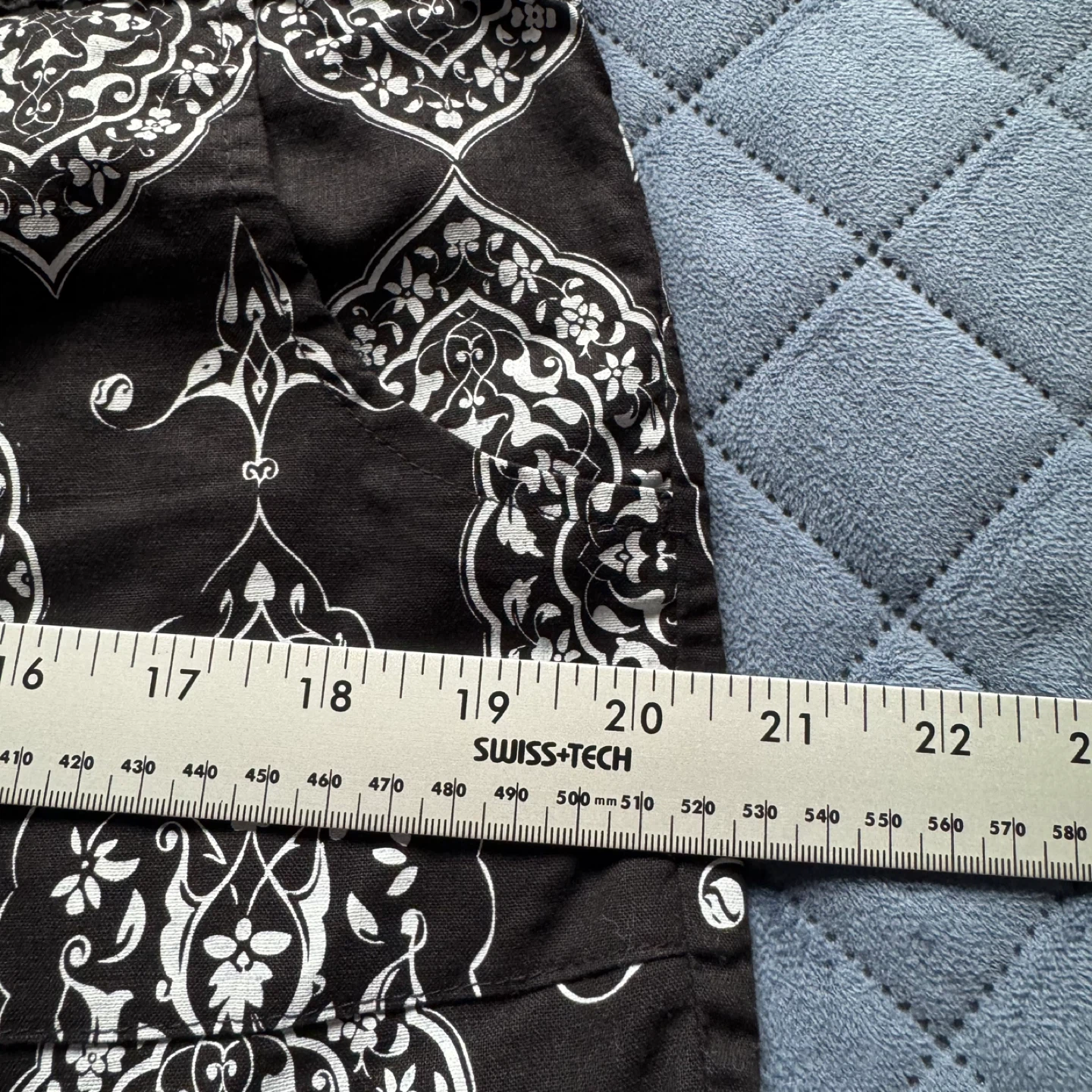Firefly Women's Black Patterned Linen Cotton Shorts Size M - photo 5