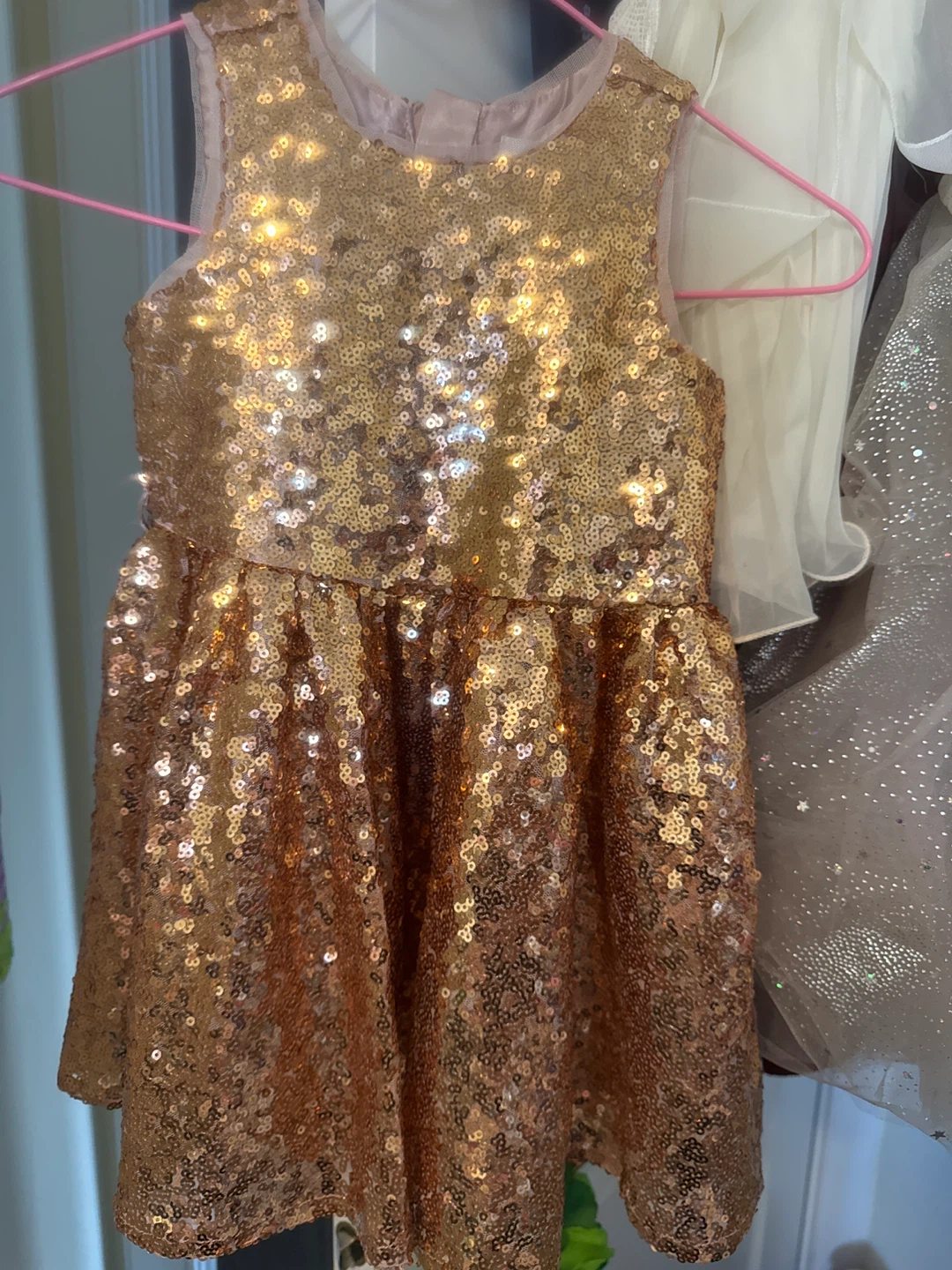 Cream Lace and Pleated Dress with Bow Detail - photo 3