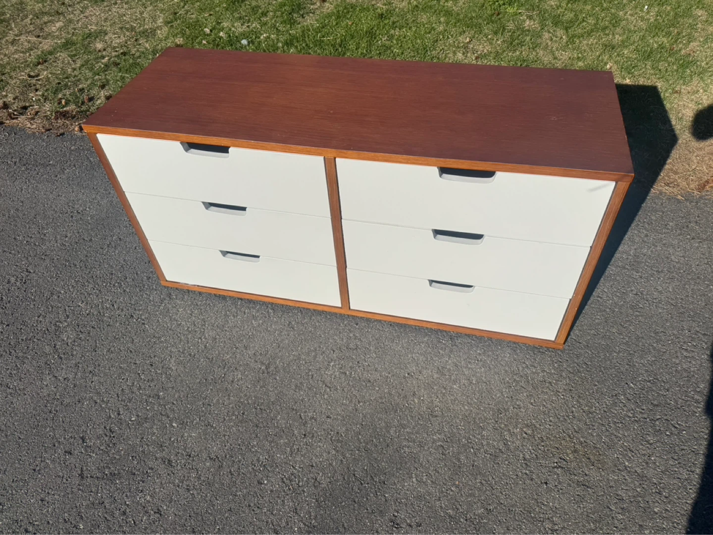 Ikea Six-Drawer Dresser - Wood & White