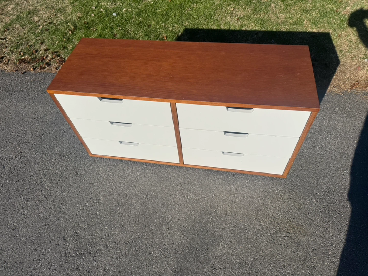 Ikea Six-Drawer Dresser - Wood & White - photo 2