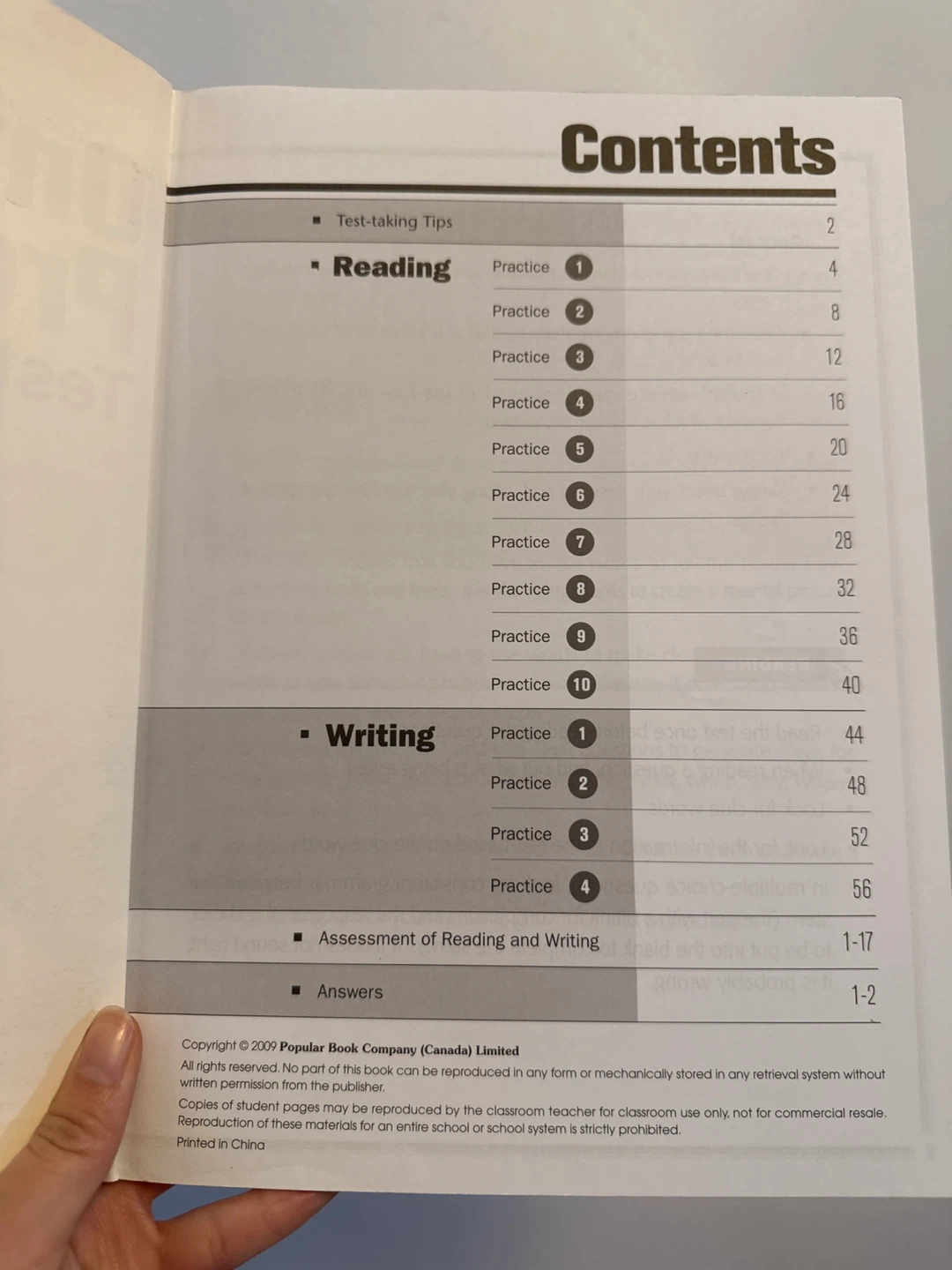 Ontario Provincial Testing Practice Grade 3 English Book - photo 3