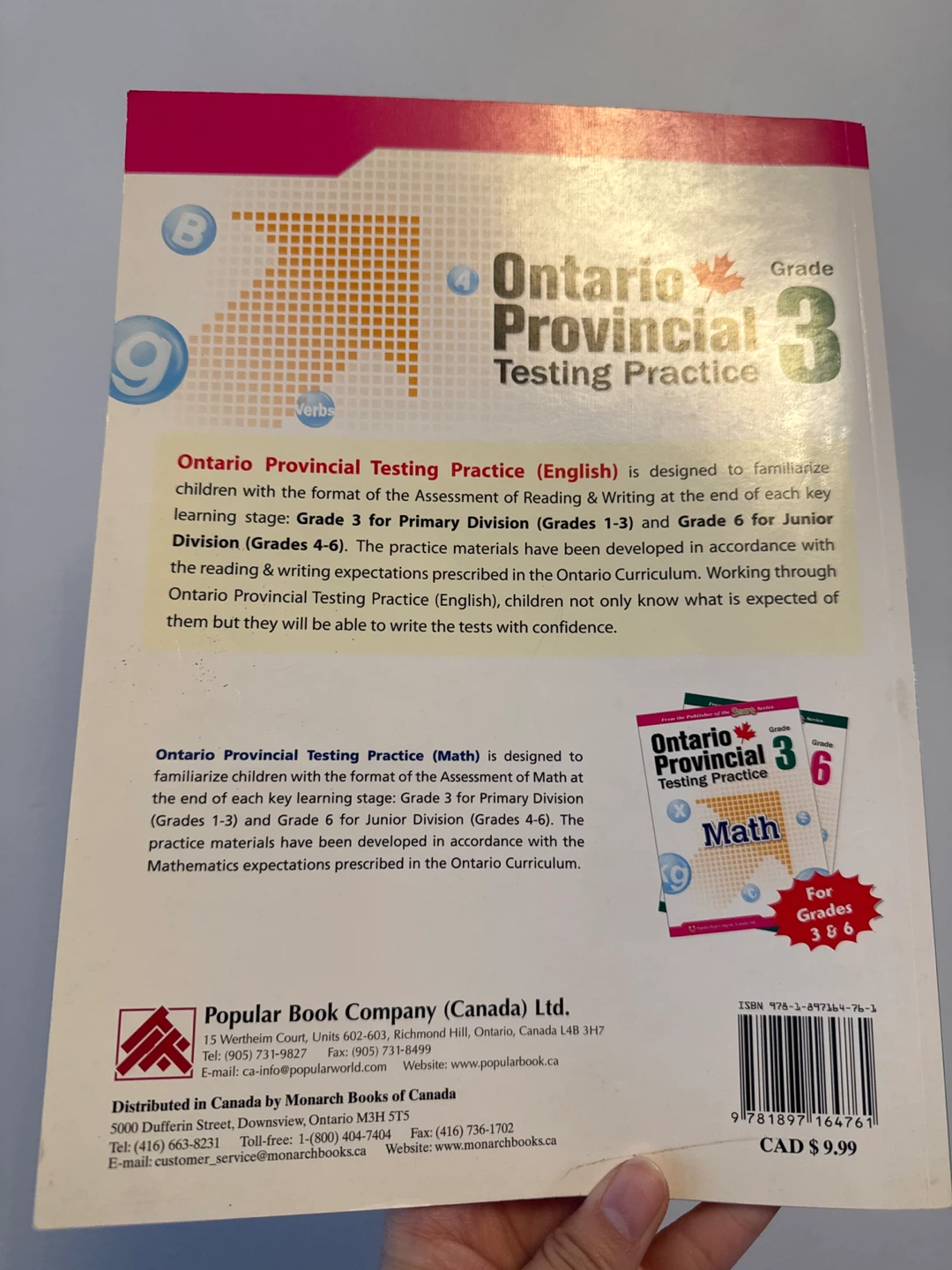 Ontario Provincial Testing Practice Grade 3 English Book - photo 2
