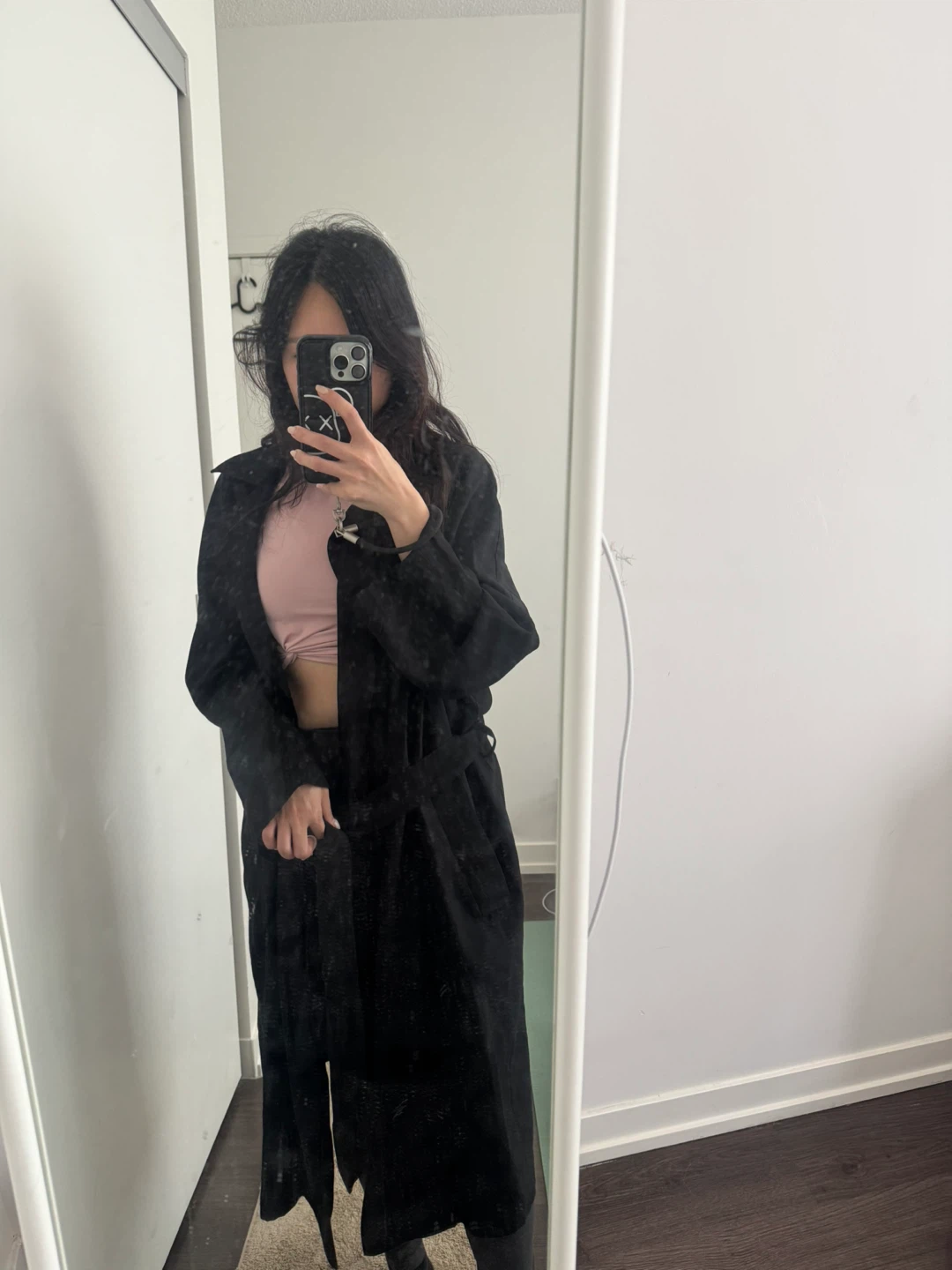 Black Trench Coat - photo 2