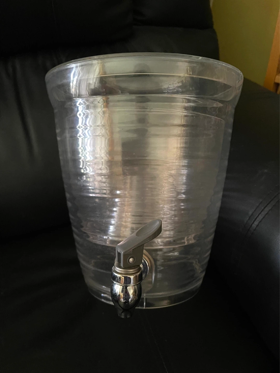 Clear Plastic Beverage Dispenser with Spigot - photo 3