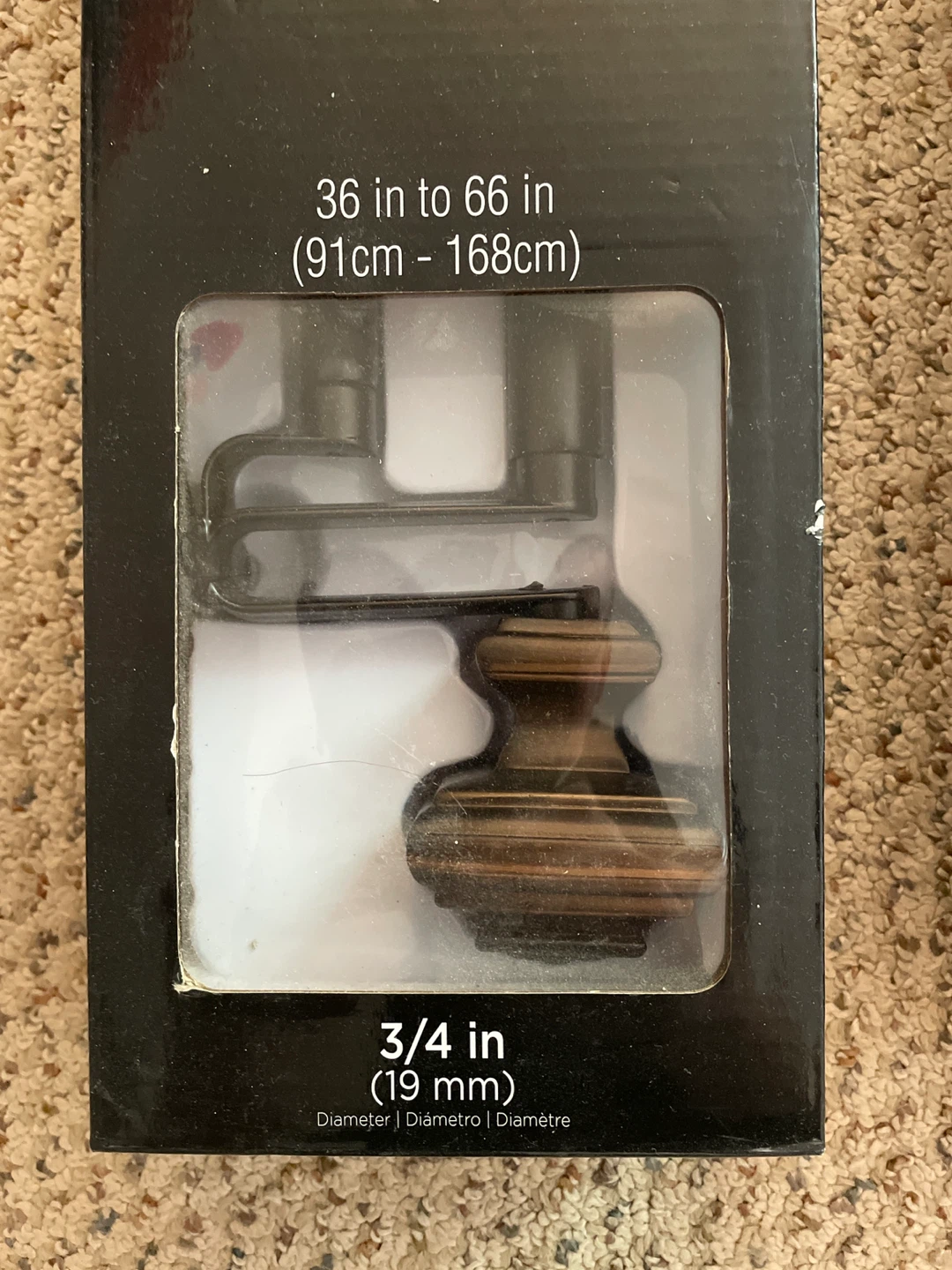 2 Kenney  Double Curtain Rod - 36-66 inch - photo 4
