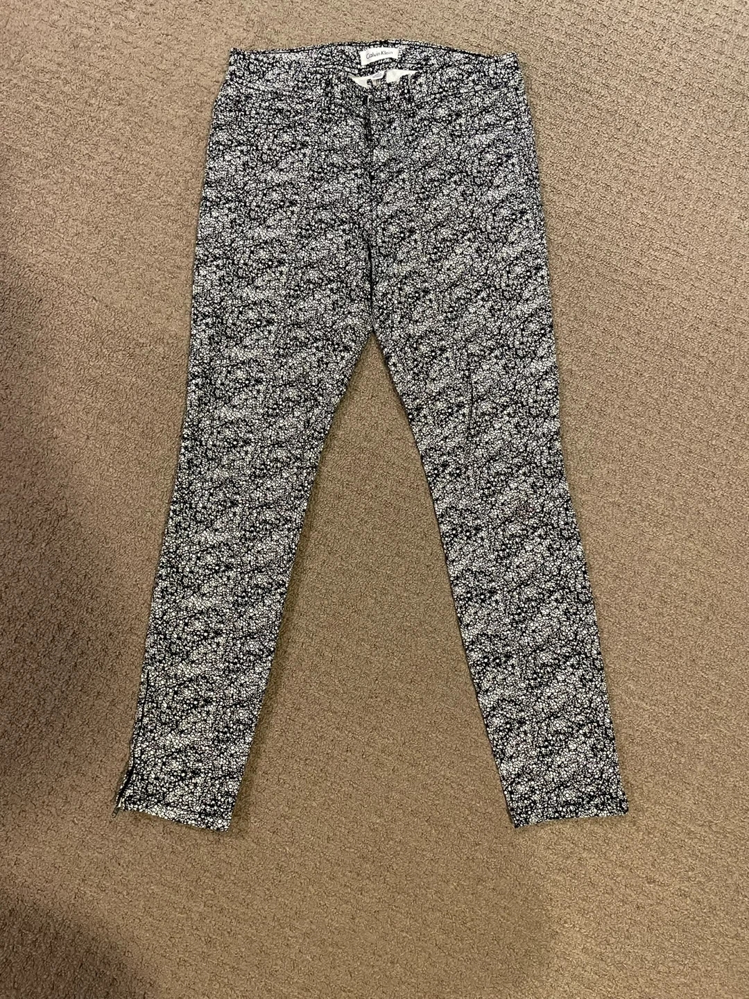 Calvin Klein Printed Skinny Pants