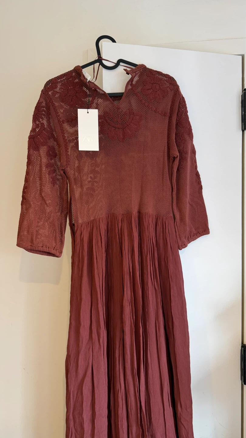 ZARA Crochet Lace Dress - photo 2