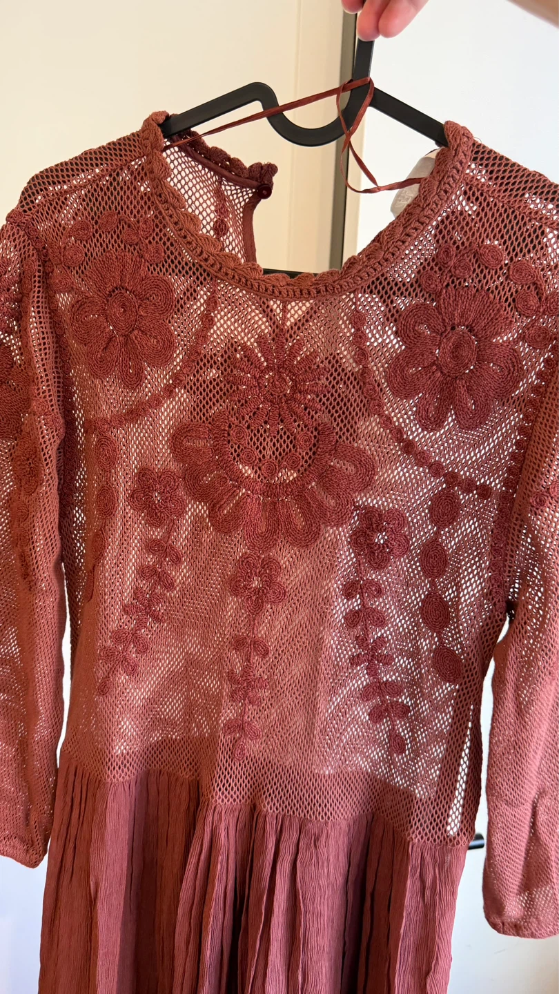 ZARA Crochet Lace Dress - photo 5