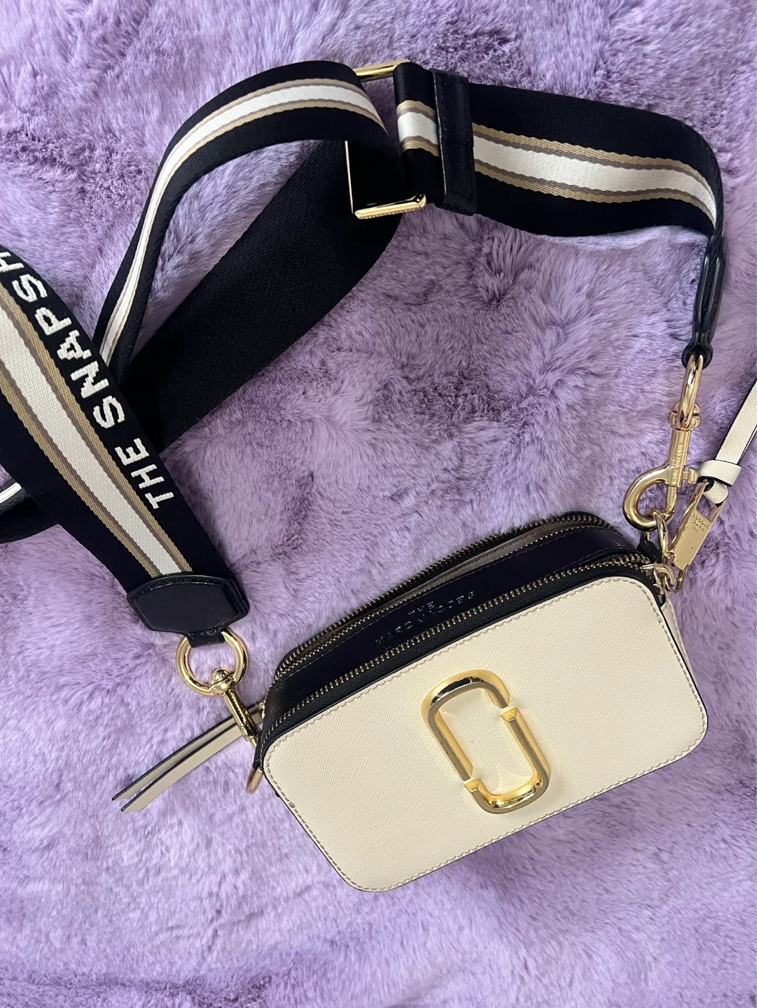 Marc Jacobs snapshot Crossbody Bag - Black/cream - photo 5