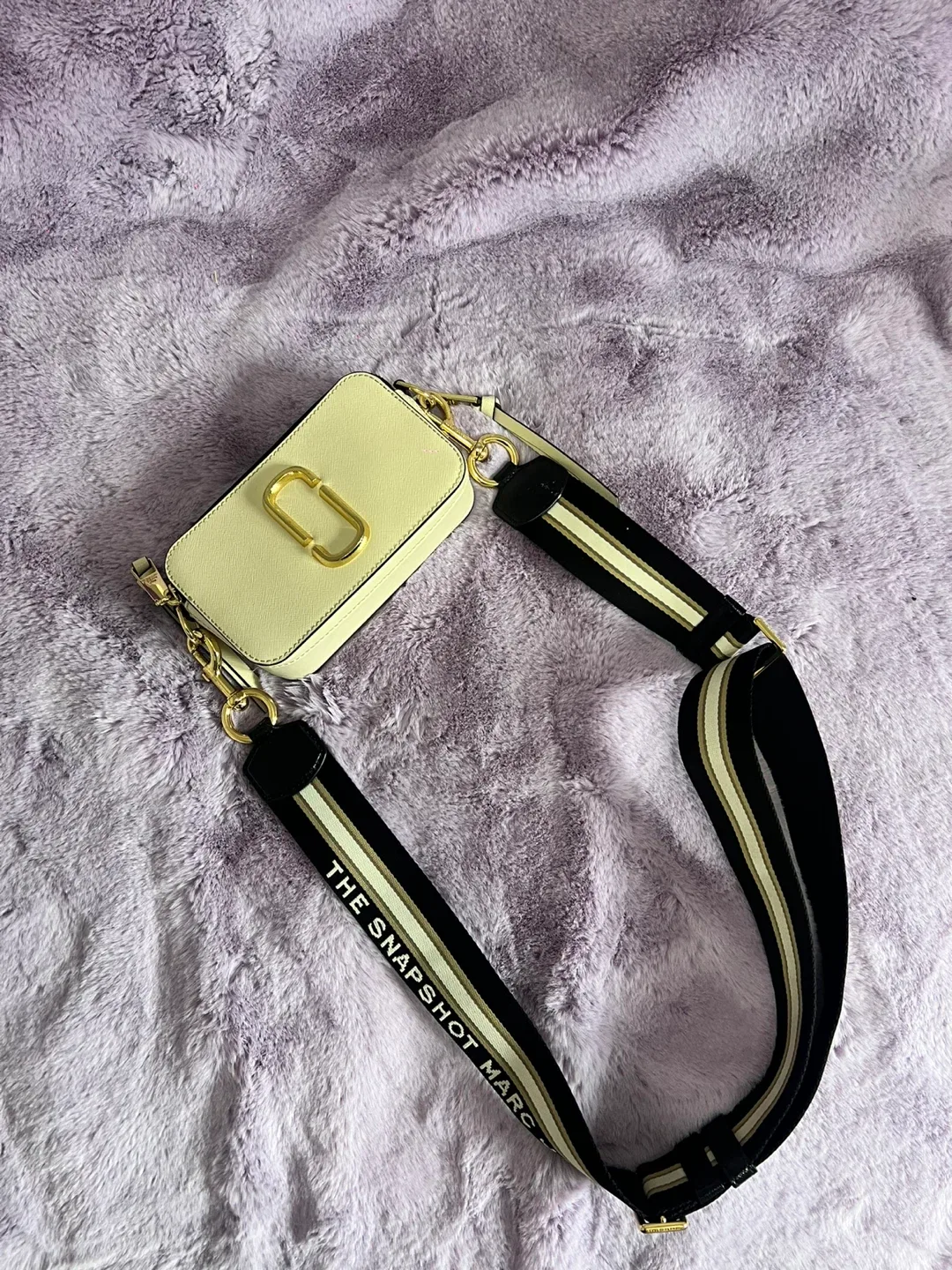 Marc Jacobs snapshot Crossbody Bag - Black/cream