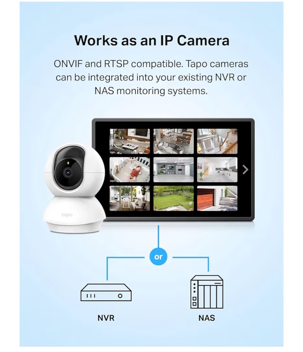 TP-Link Tapo C200 Pan/Tilt Home Security Wi-Fi Camera - photo 3