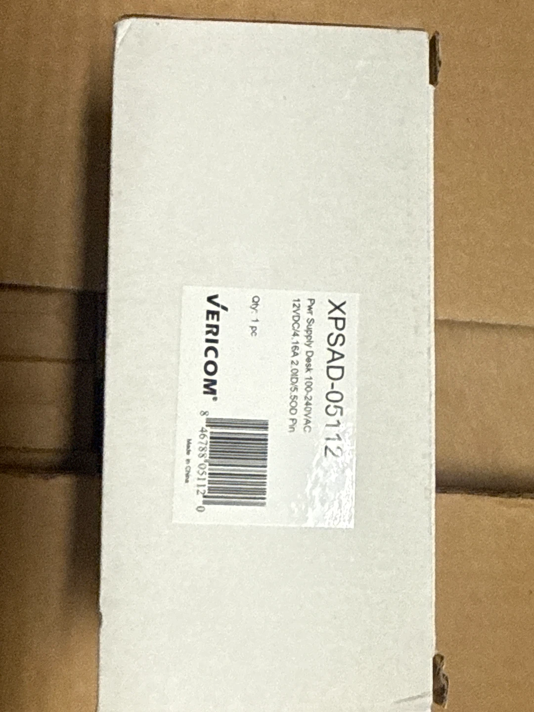 VERICOM XPSAD-05112 AC Adapter Power Supply 12V 4.16A - photo 3