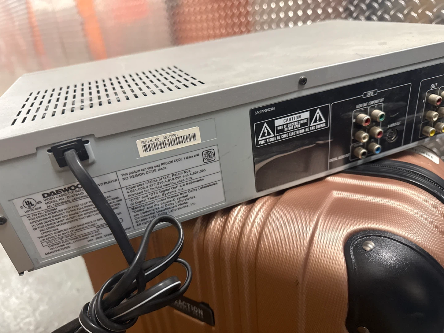 Daewoo VHS DVD Combo Player - photo 4
